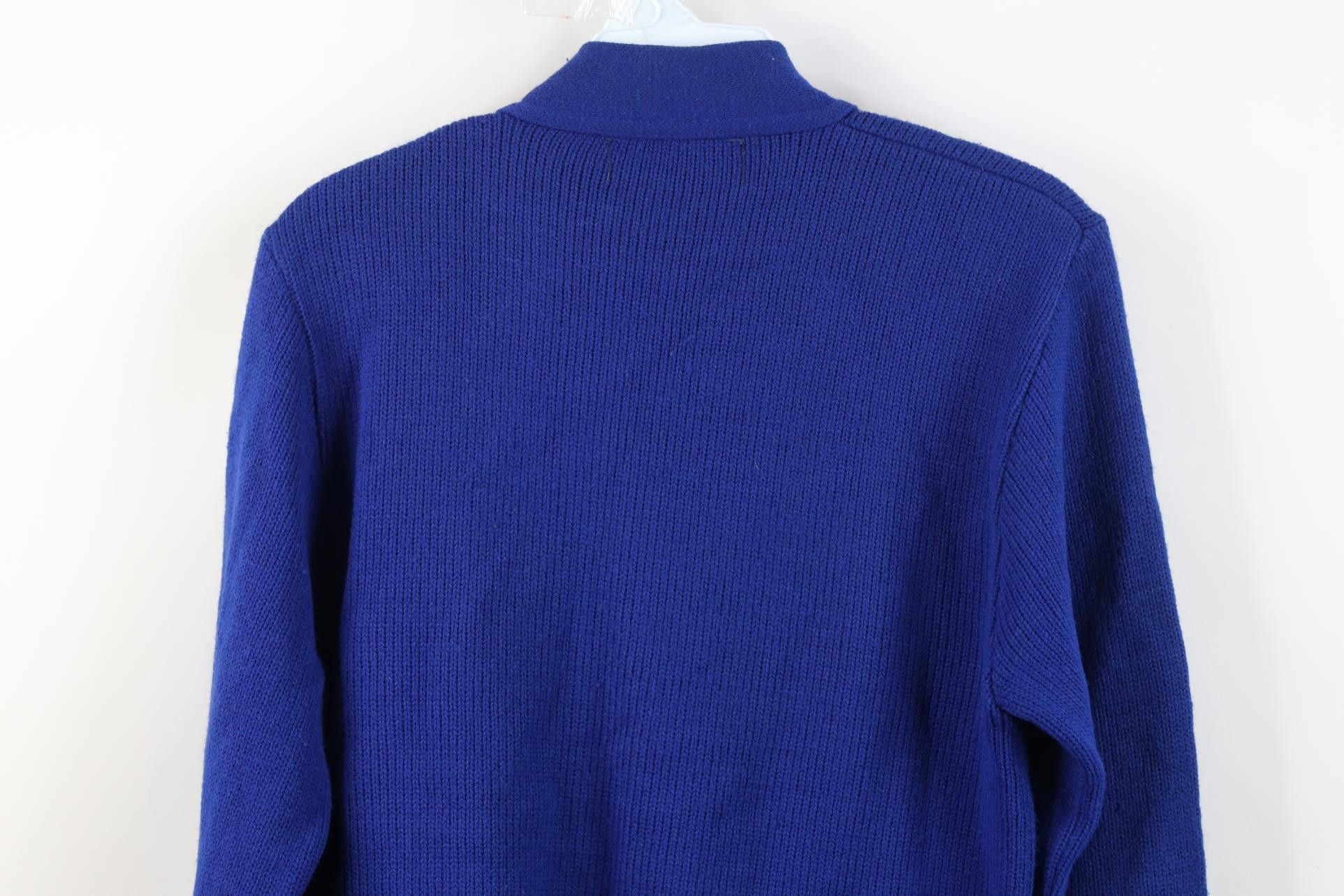 Vintage Vintage 50s 60s Knit Varsity Lettermen Cardigan Sweater USA Size US L / EU 52-54 / 3 - 14 Thumbnail