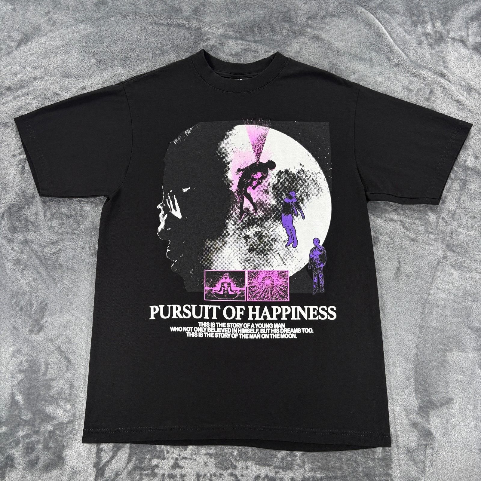 Other Kid Cudi Pursuit Of Happiness Heavy T Shirt Men L Man On T Size US L / EU 52-54 / 3 - 1 Thumbnail
