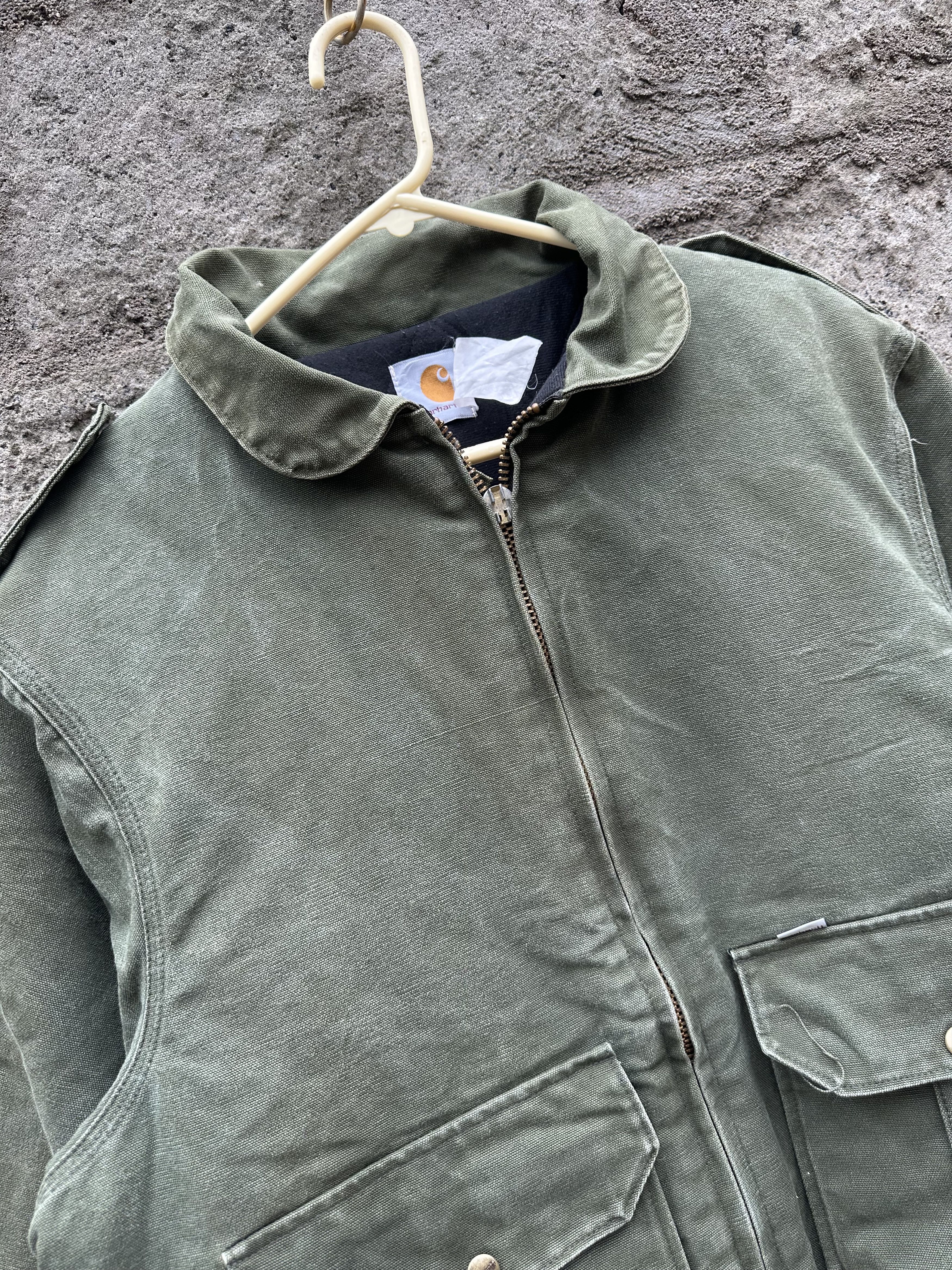 Carhartt Vintage Carhartt Bomber Jacket – Military Green – Size L Size US L / EU 52-54 / 3 - 3 Thumbnail