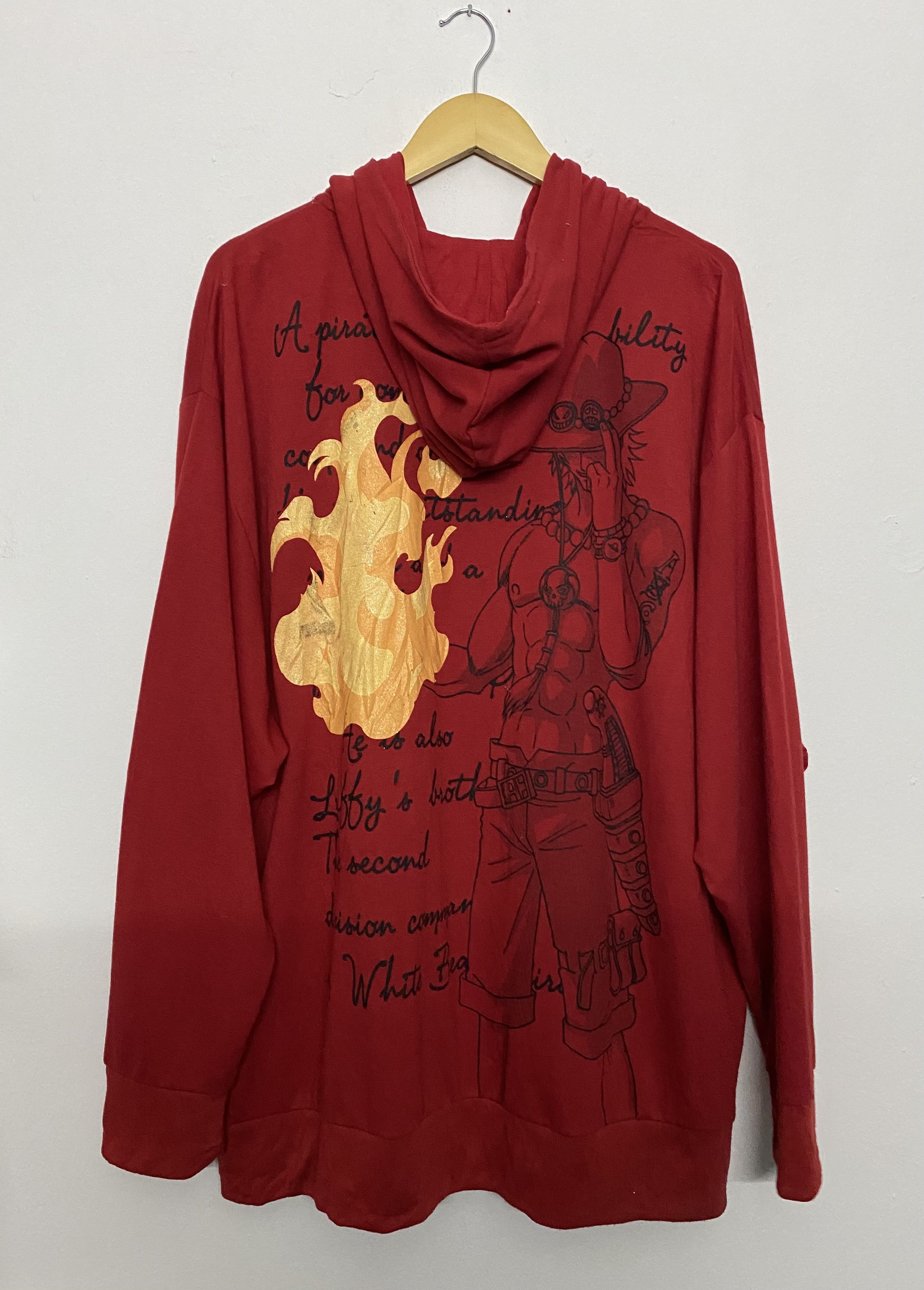 One Piece One Piece Sweater Full Print Knitwear Hoodie 5L Size US XXL / EU 58 / 5 - 3 Thumbnail