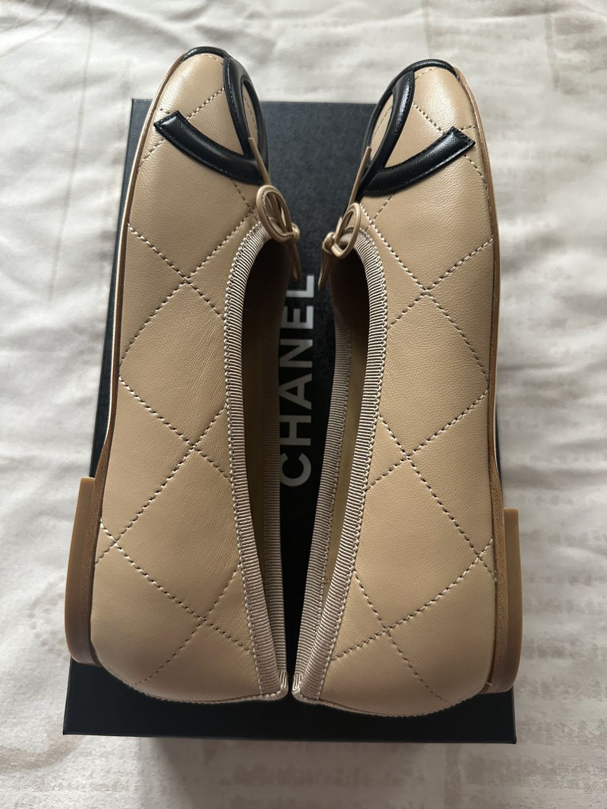 Chanel Chanel 26M coco beach Cambon flat beige color size 36.5 Size US 6.5 / IT 36.5 - 7 Thumbnail