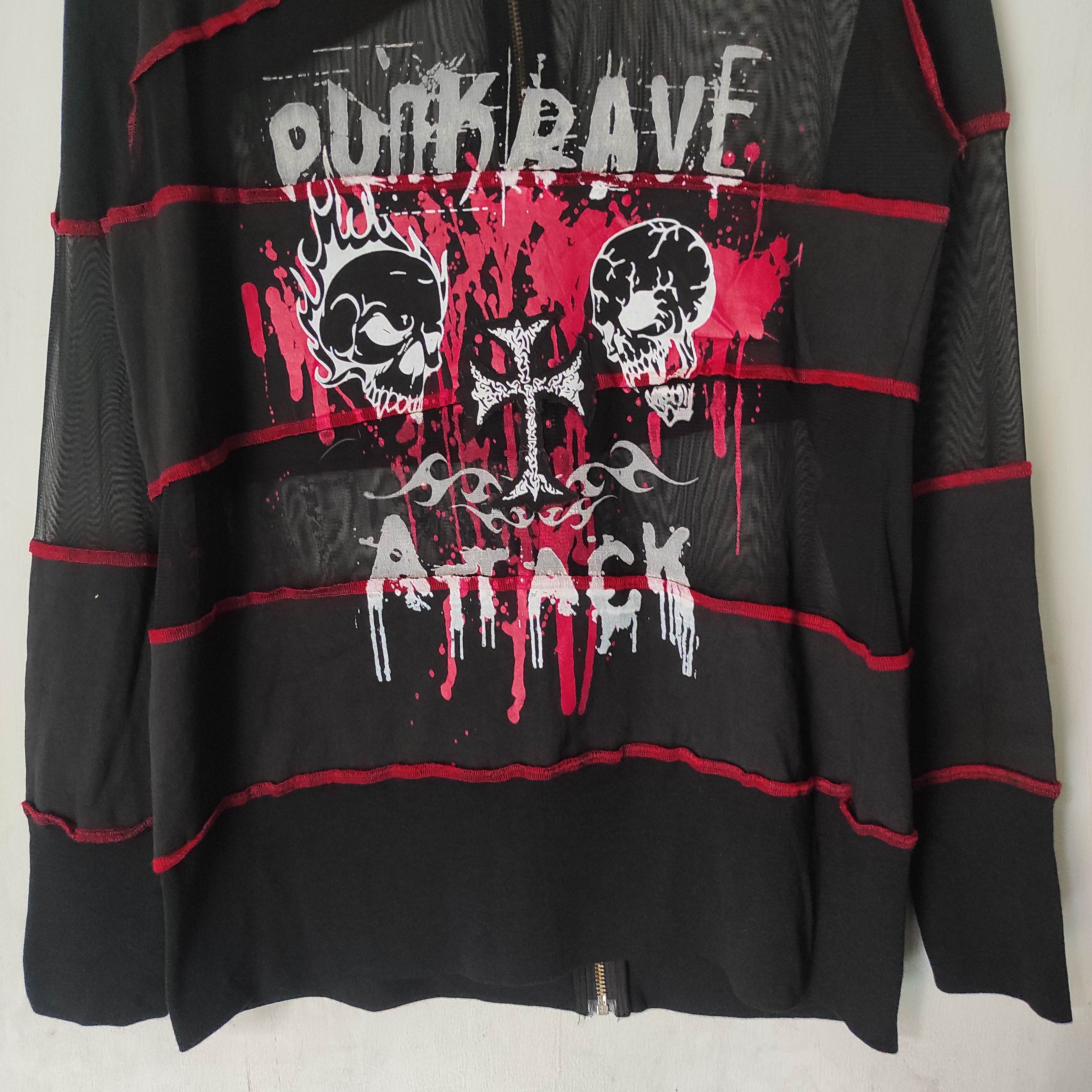 14th Addiction Punk Rave Attack Mesh Hoodie Size US M / EU 48-50 / 2 - 7 Thumbnail