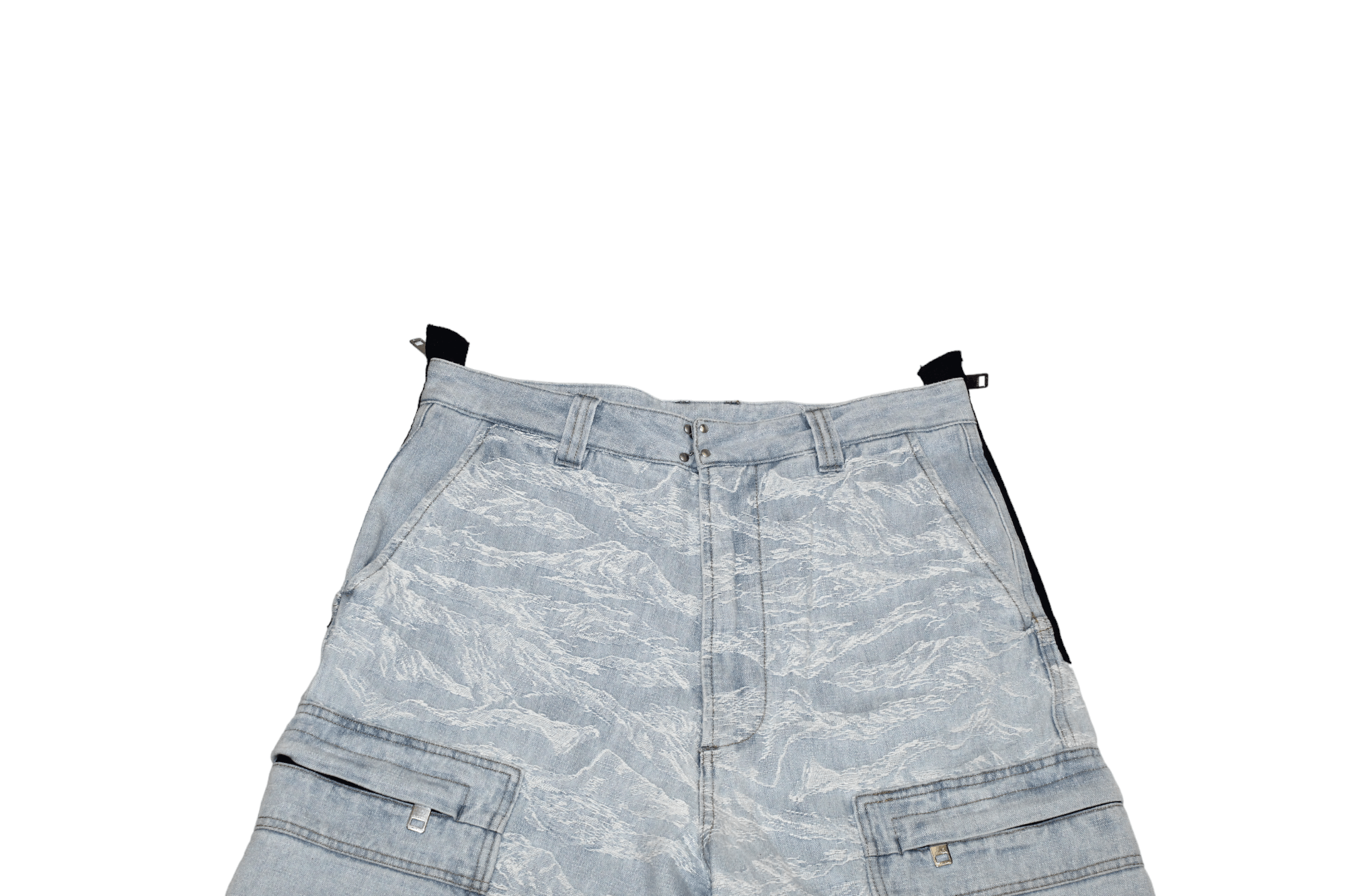 Diesel 💥Diesel D-LUK Baggy Heavy Denim Shorts Textured Pattern Size US 32 / EU 48 - 5 Thumbnail