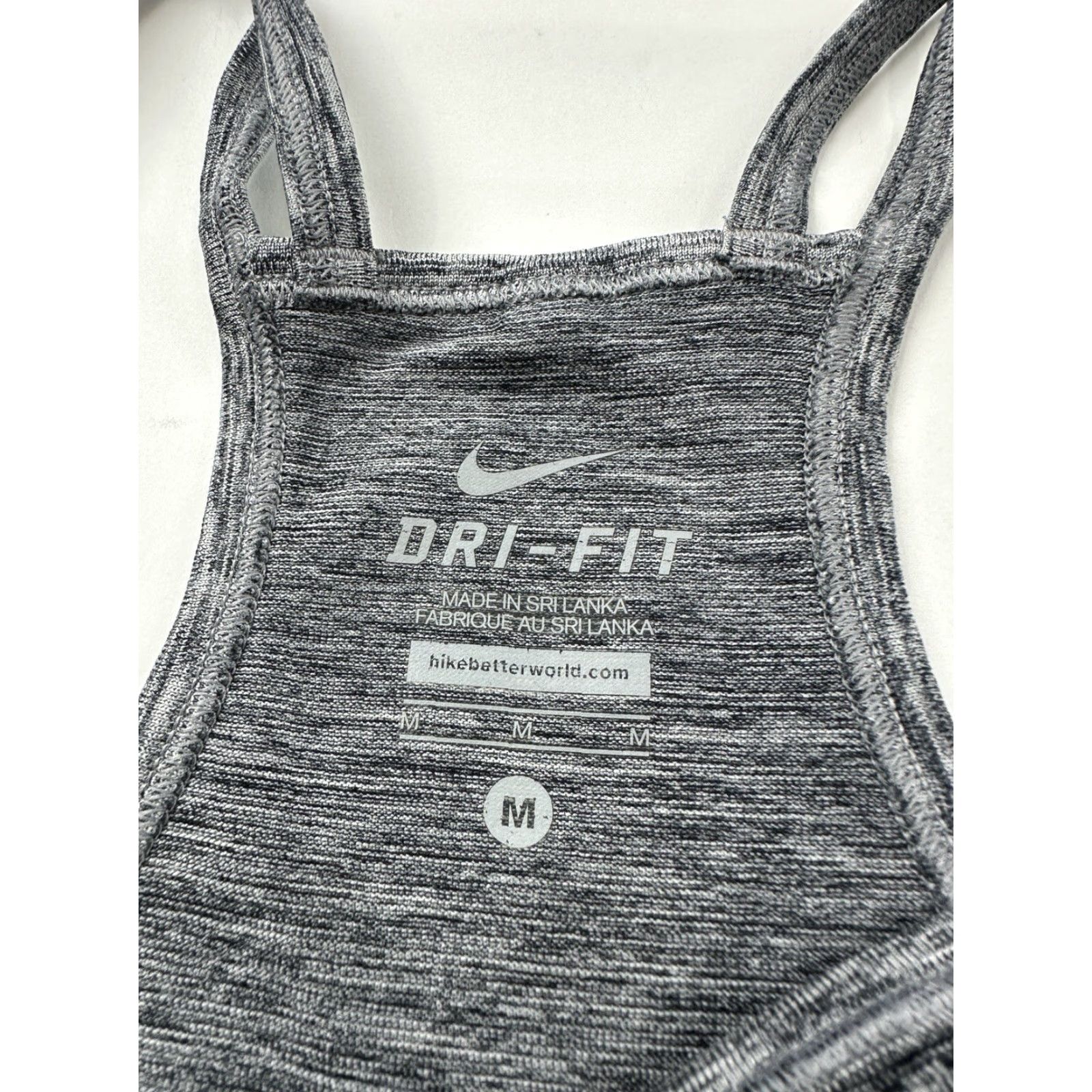 Nike Nike Shirt Womens Medium Gray Racerback Tank Top Athletic Running Sleeveless Top Size M / US 6-8 / IT 42-44 - 3 Thumbnail