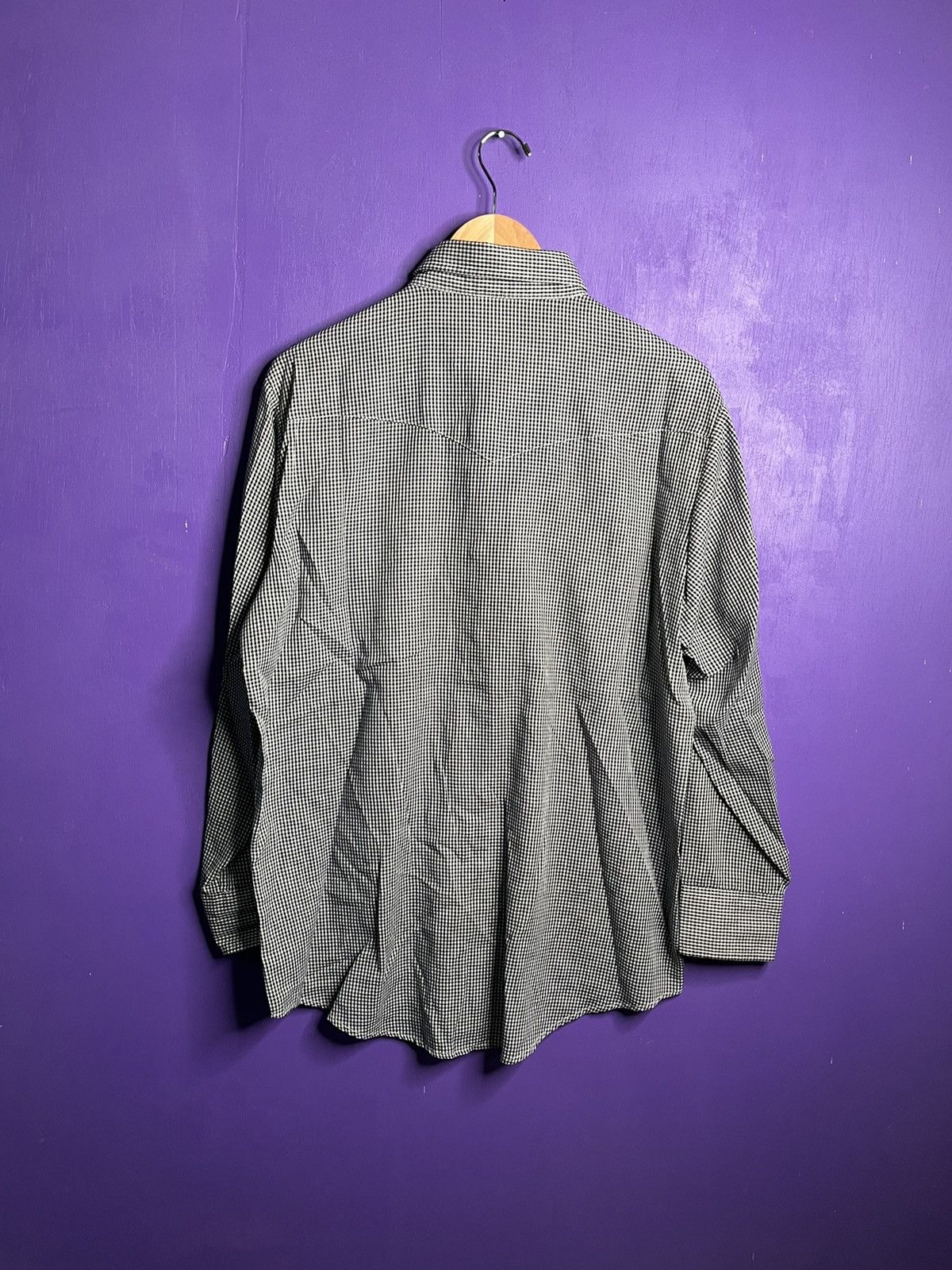 Lee × Vintage Vintage 70s Lee Salt and pepper print pearl snap Size US L / EU 52-54 / 3 - 2 Thumbnail