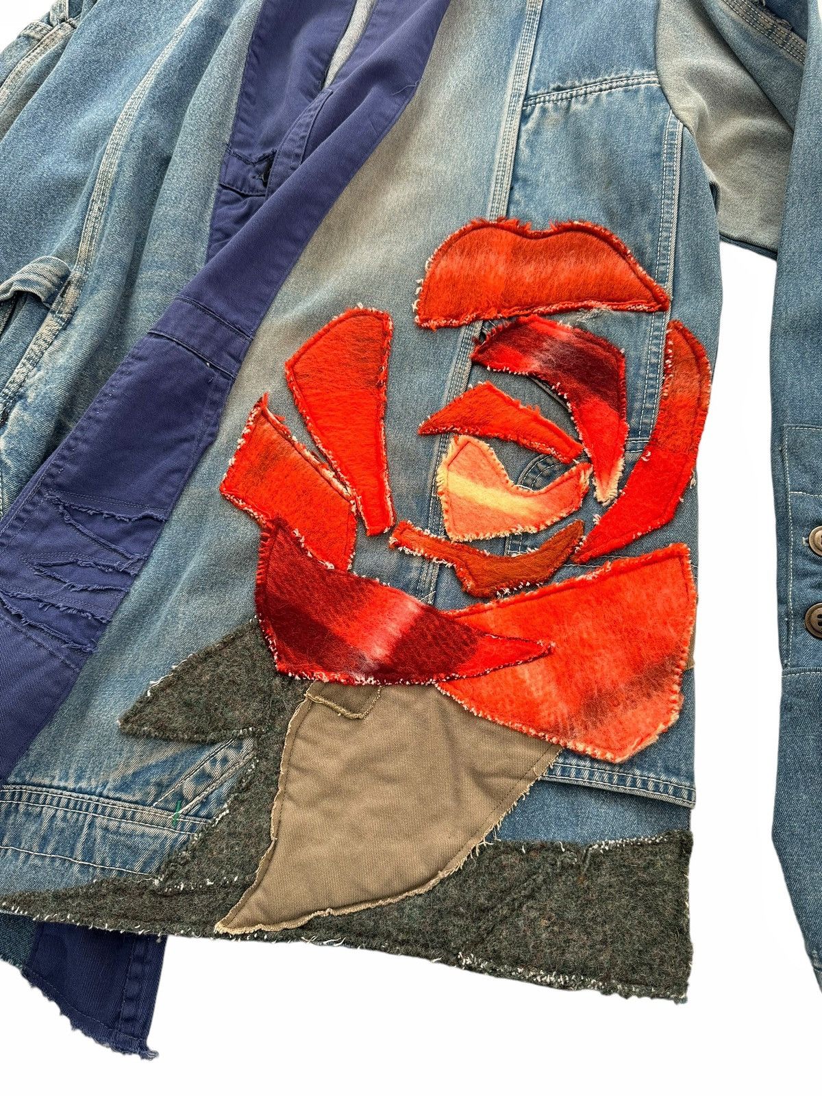Greg Lauren Sz3 GRAIL Overall Rose Flower GL1 Kimono Size US M / EU 48-50 / 2 - 2 Thumbnail