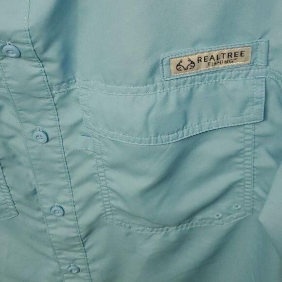 Realtree RealTree Fishing Vented Pockets Casual Button Down Short Sle Size US L / EU 52-54 / 3 - 3 Thumbnail