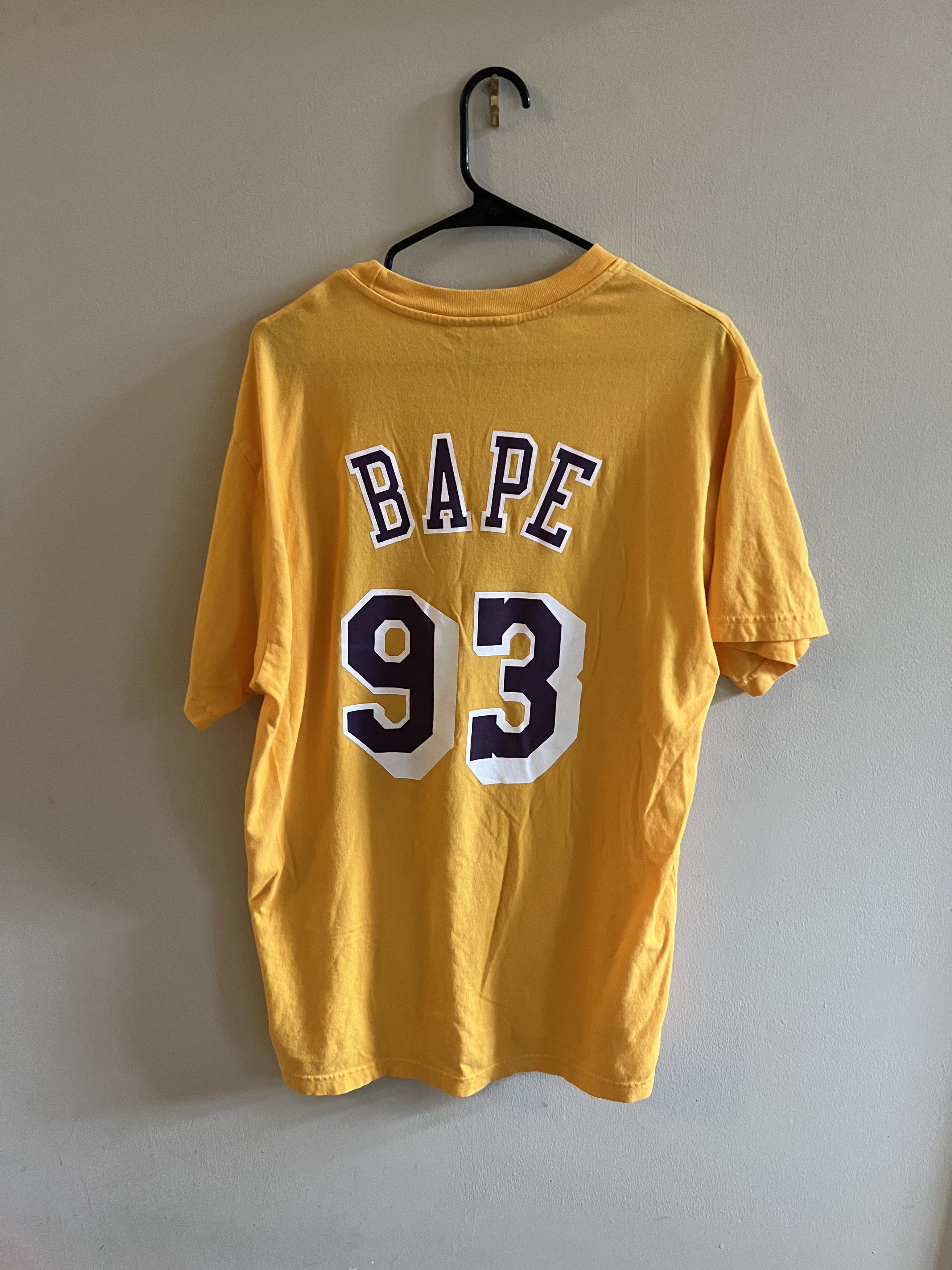 Bape X Mitchell Ness Lakers Tee