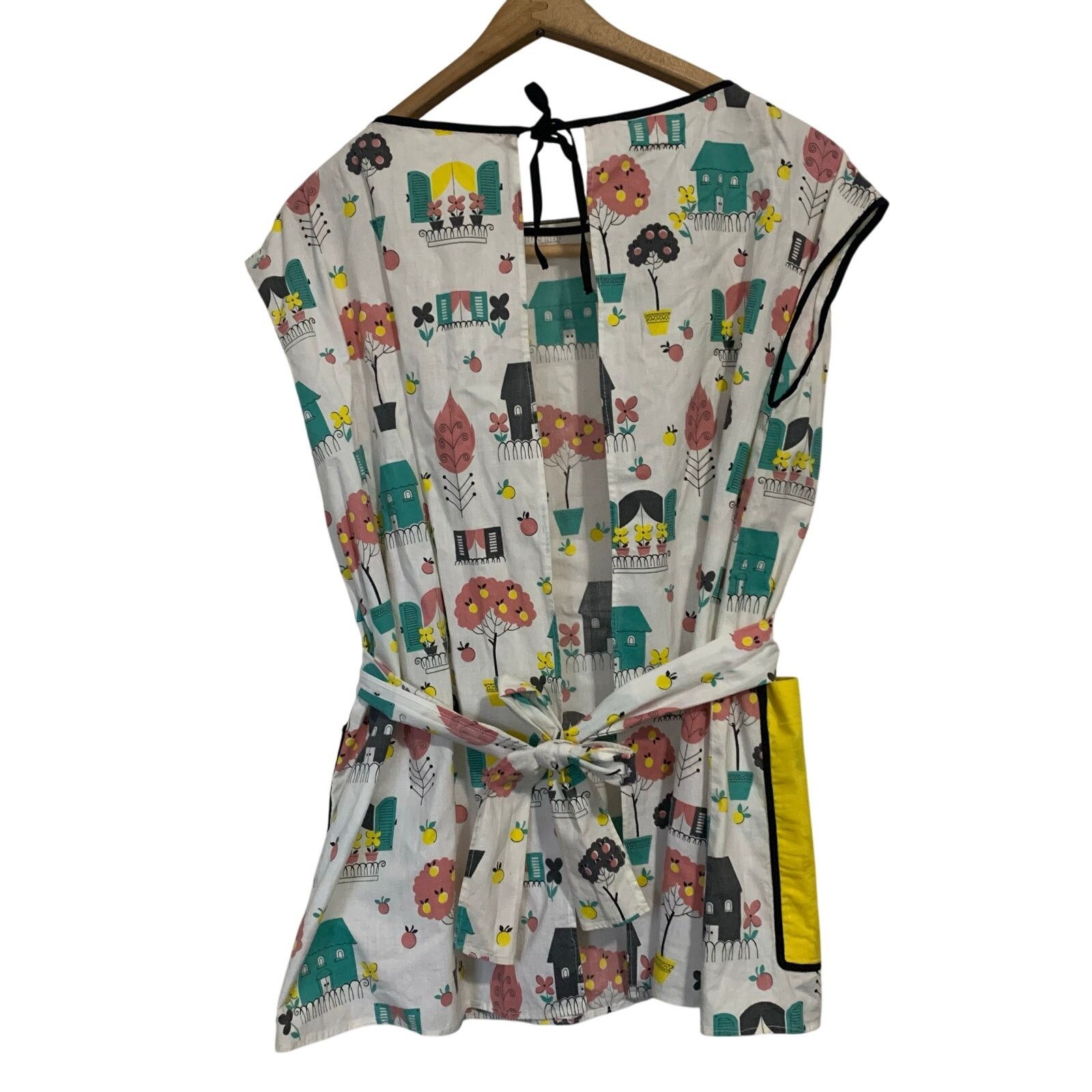Handmade Handmade Kid’s 1970’s Apron Front Pockets Back Tie One Size Size S / US 4 / IT 40 - 2 Thumbnail