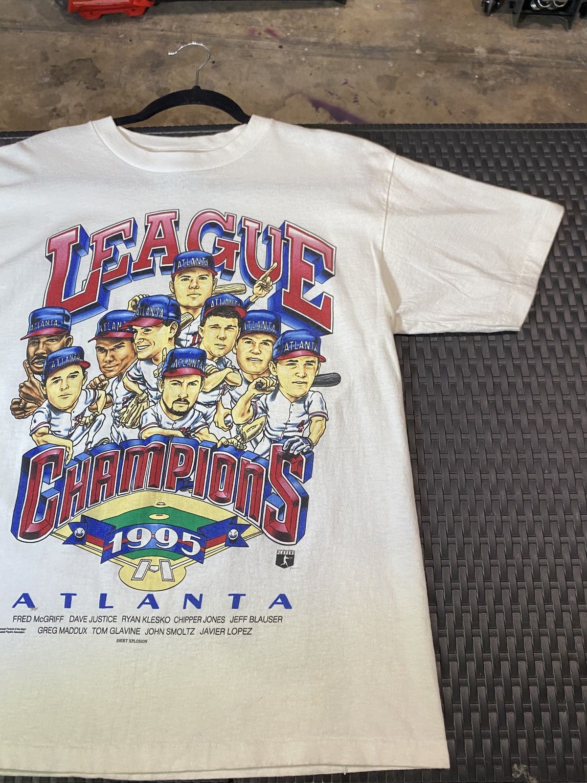 Other (1995 Vintage) Y2K Large Xplosion ATL Baseball tee Size US L / EU 52-54 / 3 - 5 Thumbnail