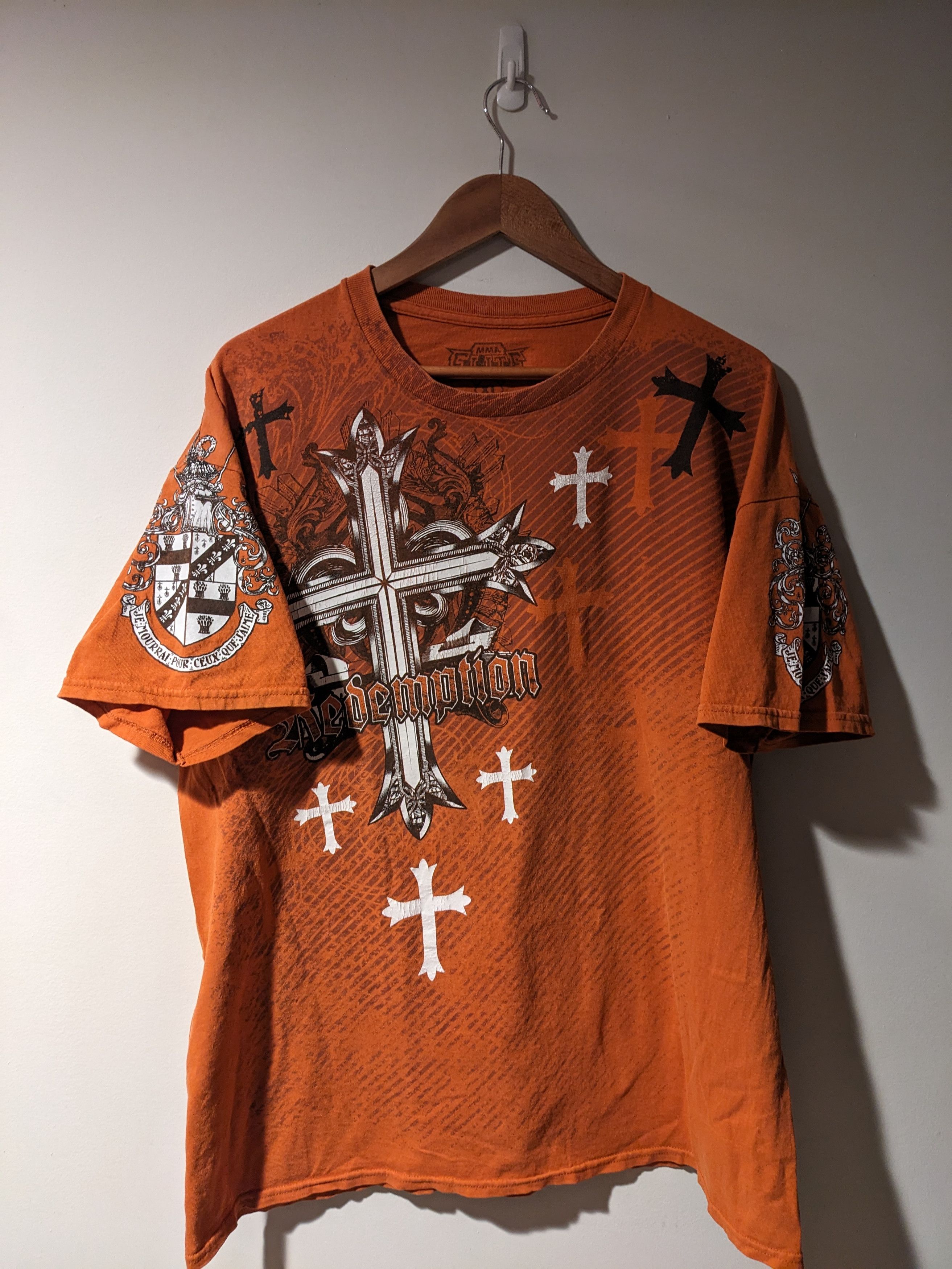 Other Vintage Y2K MMA Elite Affliction Inspired Fighting T-Shirt Size US XL / EU 56 / 4 - 1 Thumbnail