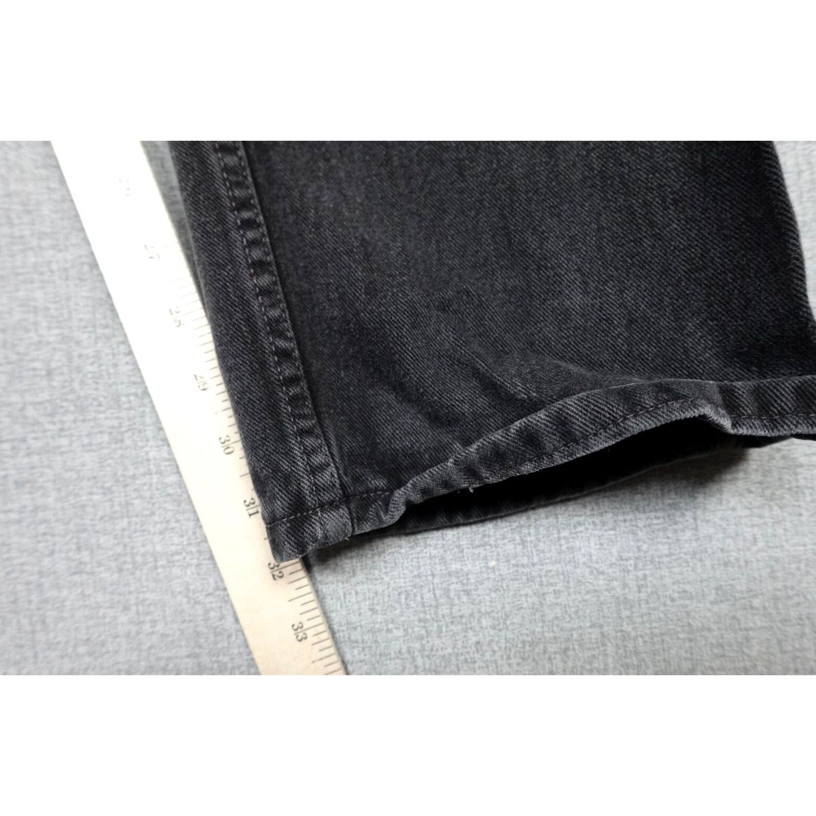 Levi's VINTAGE Levi's 505 Jeans Mens 40x32 Black Regular Fit Western Cowboy Black Wash Size US 40 / EU 56 - 7 Thumbnail
