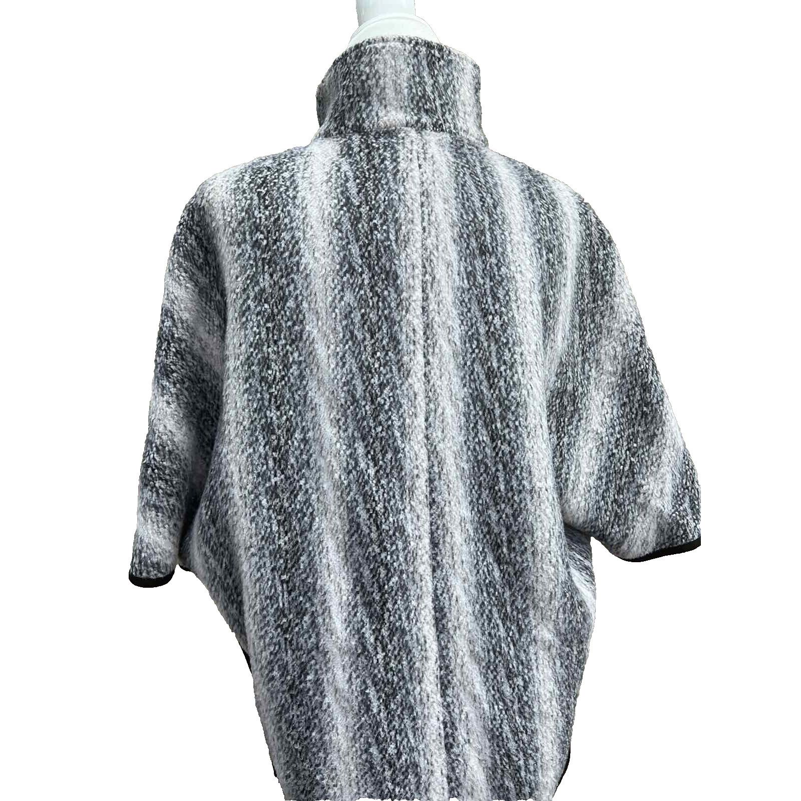&Daughter RO&DE Women's classic Poncho cardigan Wool size S A000228 Size S / US 4 / IT 40 - 3 Thumbnail