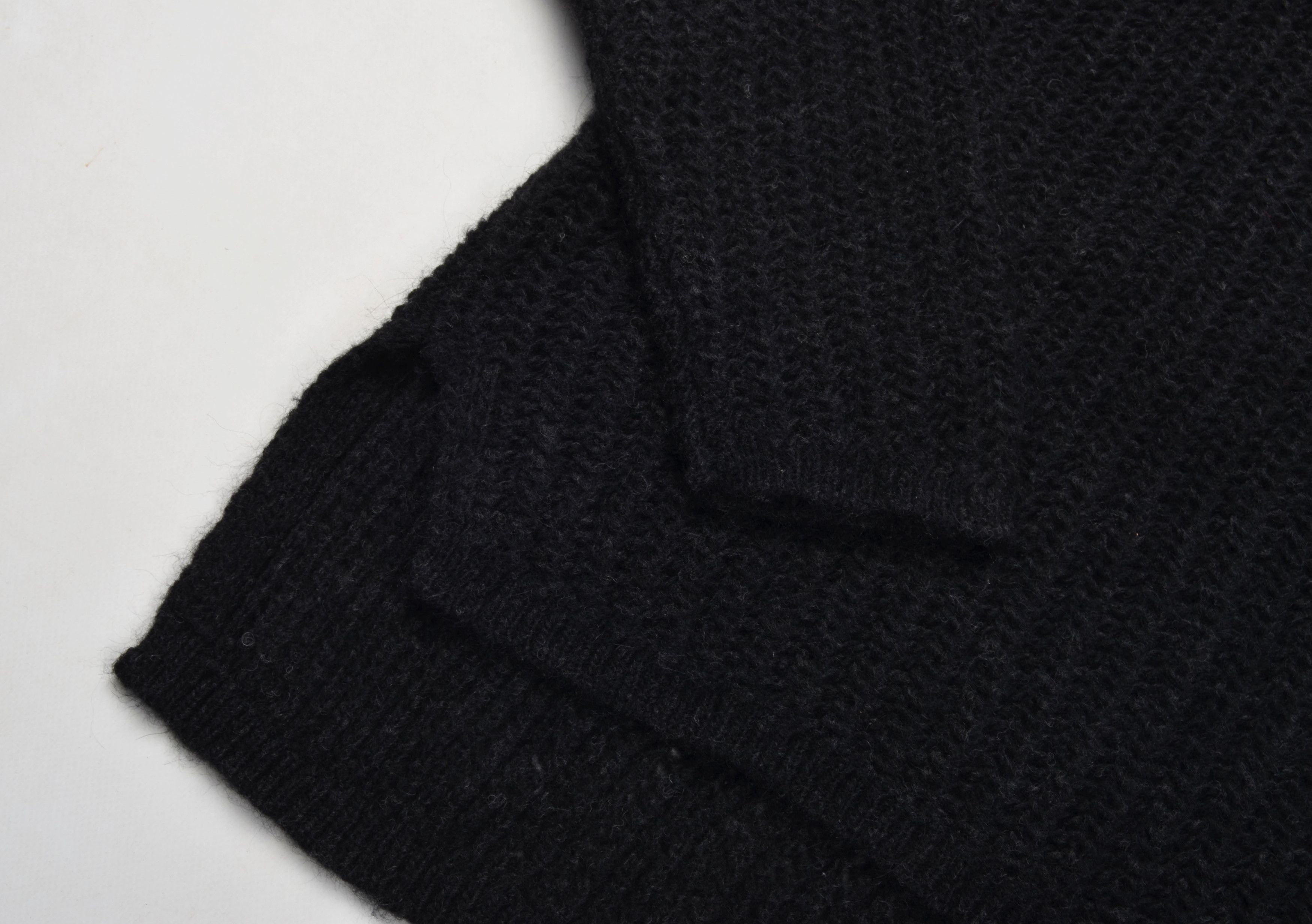 Oska Avant Garde Alpaca Blend Net Knit Oversized Jumper