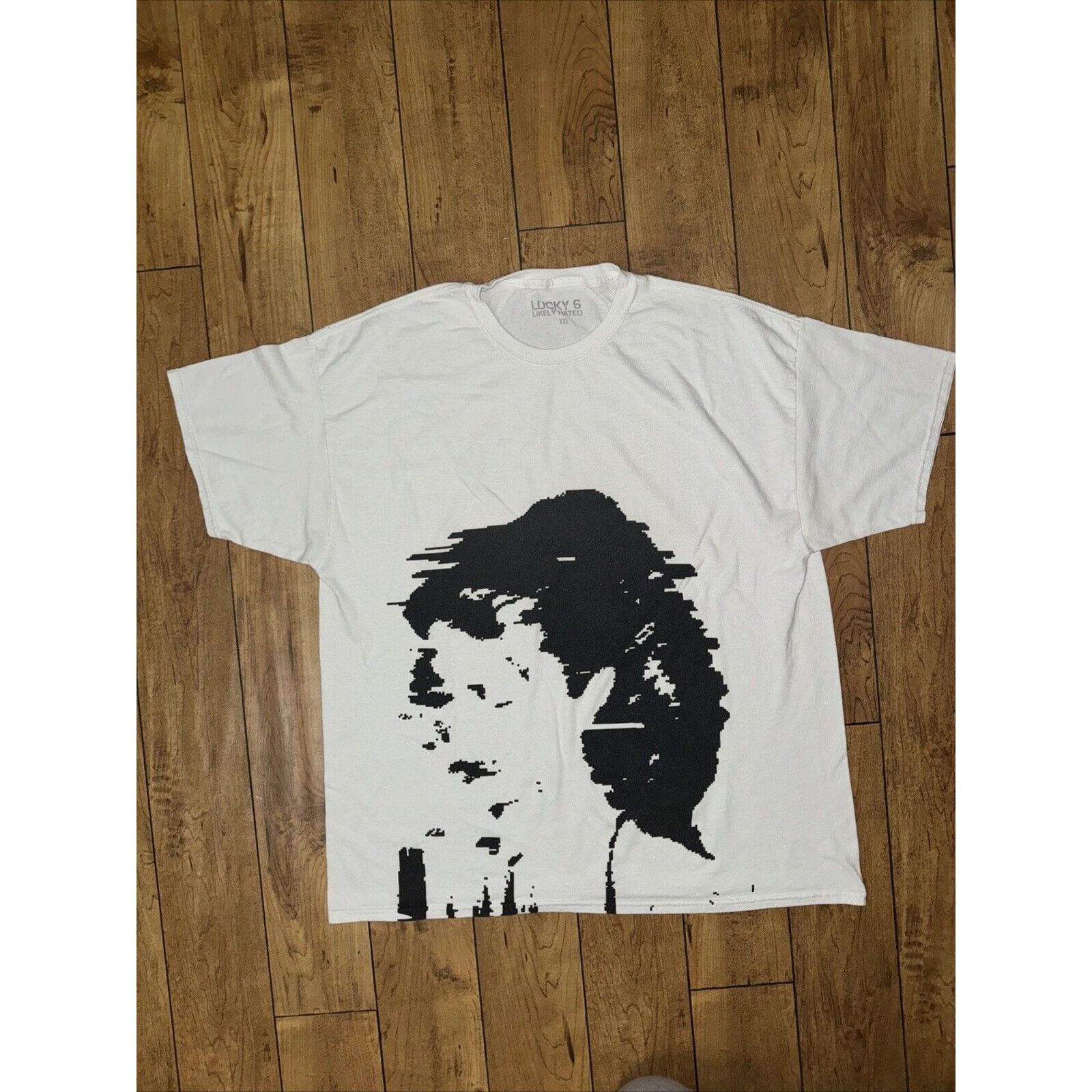 Band Tees × Vintage Lucky 6 Likely Hated Mens Shirt Size Large 2XL 24x29 Size US XXL / EU 58 / 5 - 1 Thumbnail