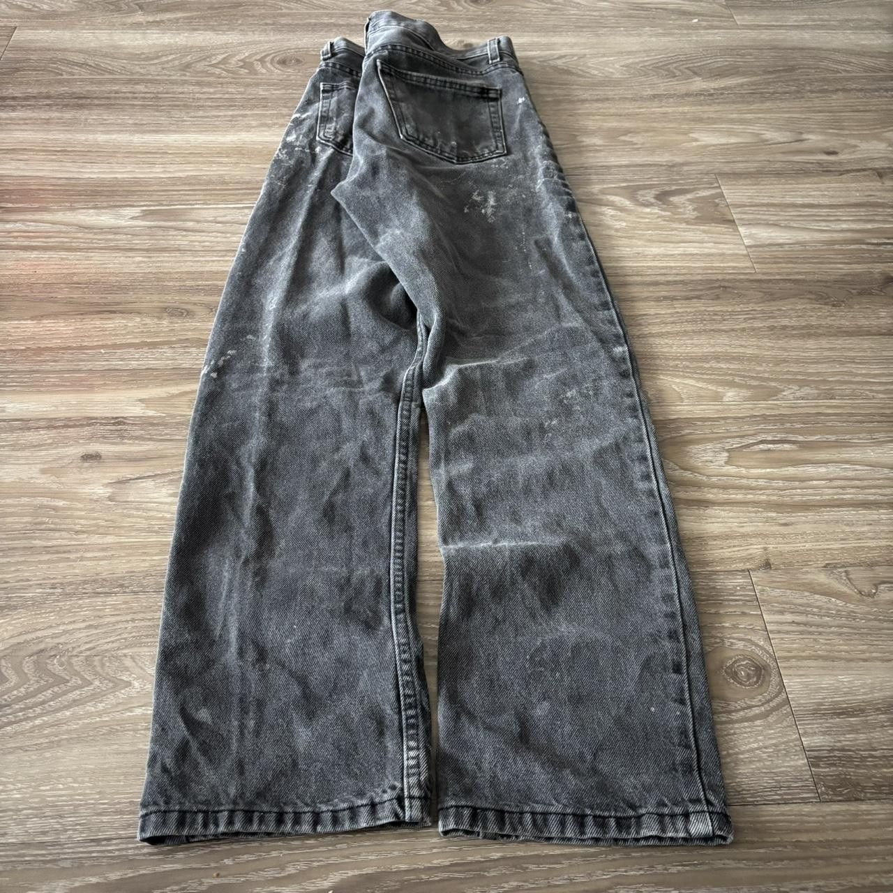 Vintage Crazy Vintage Y2K/2000s Grunge Faded Black Denim Jeans! 30x30 Size US 30 / EU 46 - 4 Thumbnail