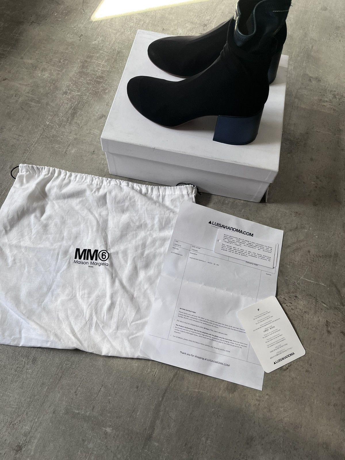 Maison Margiela Maison Margiela MM6 Faux Leather Socks Ankle heels Size US 9 / IT 39 - 18 Thumbnail