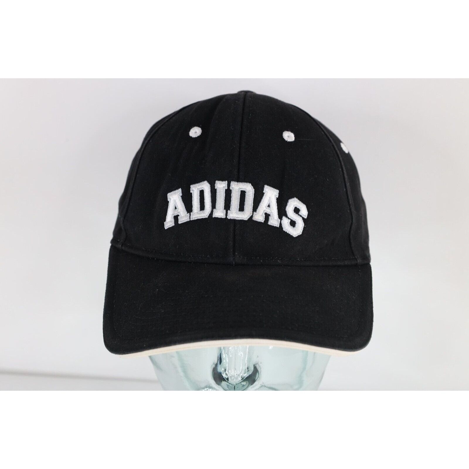 Adidas × Vintage Vintage 90s Y2K Faded Spell Out Block Letter Adidas Hat Cap Size ONE SIZE - 1 Thumbnail