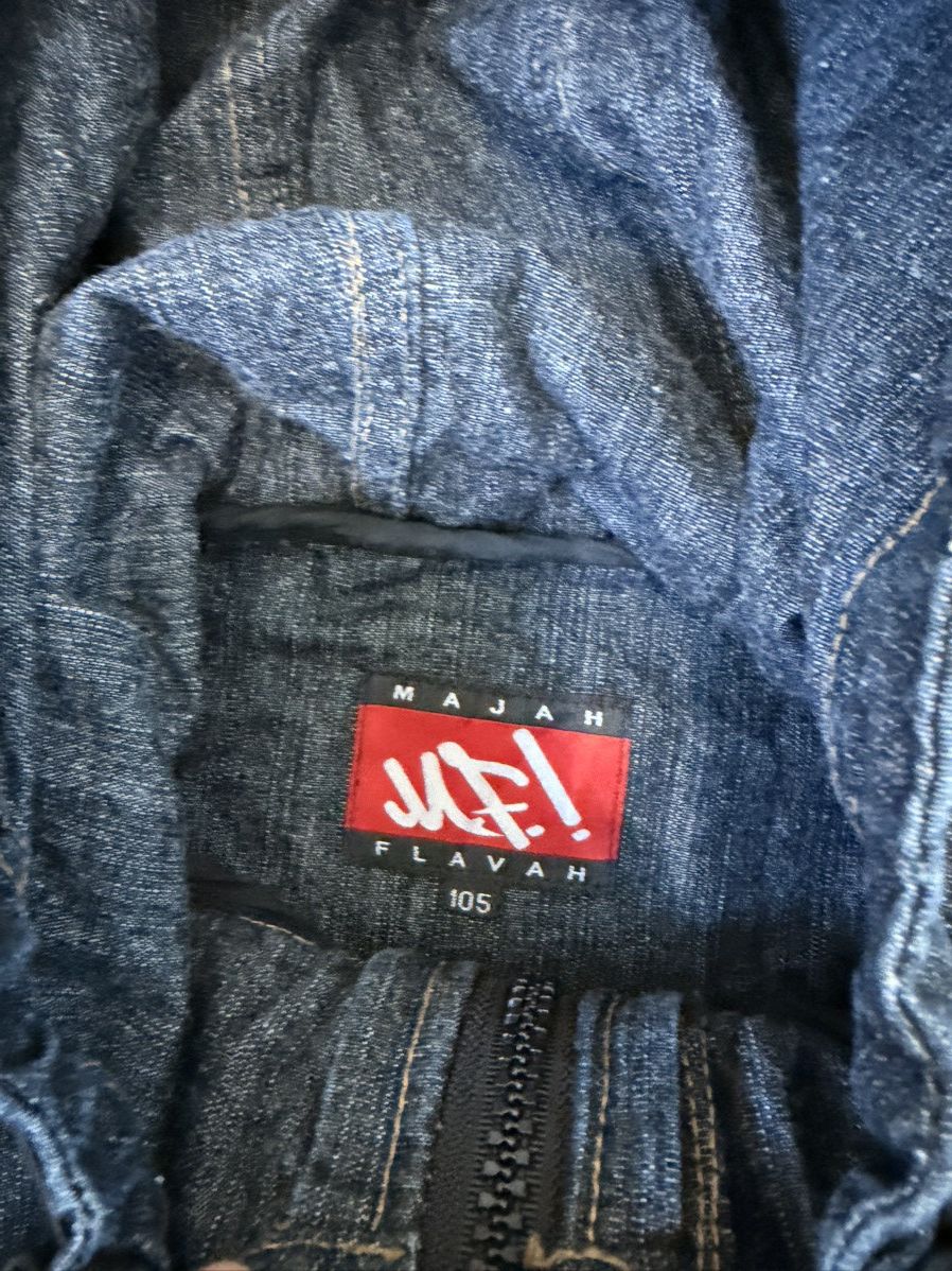 Other Y2K Majah Flavah Denim Hoodie Size US XXL / EU 58 / 5 - 7 Thumbnail