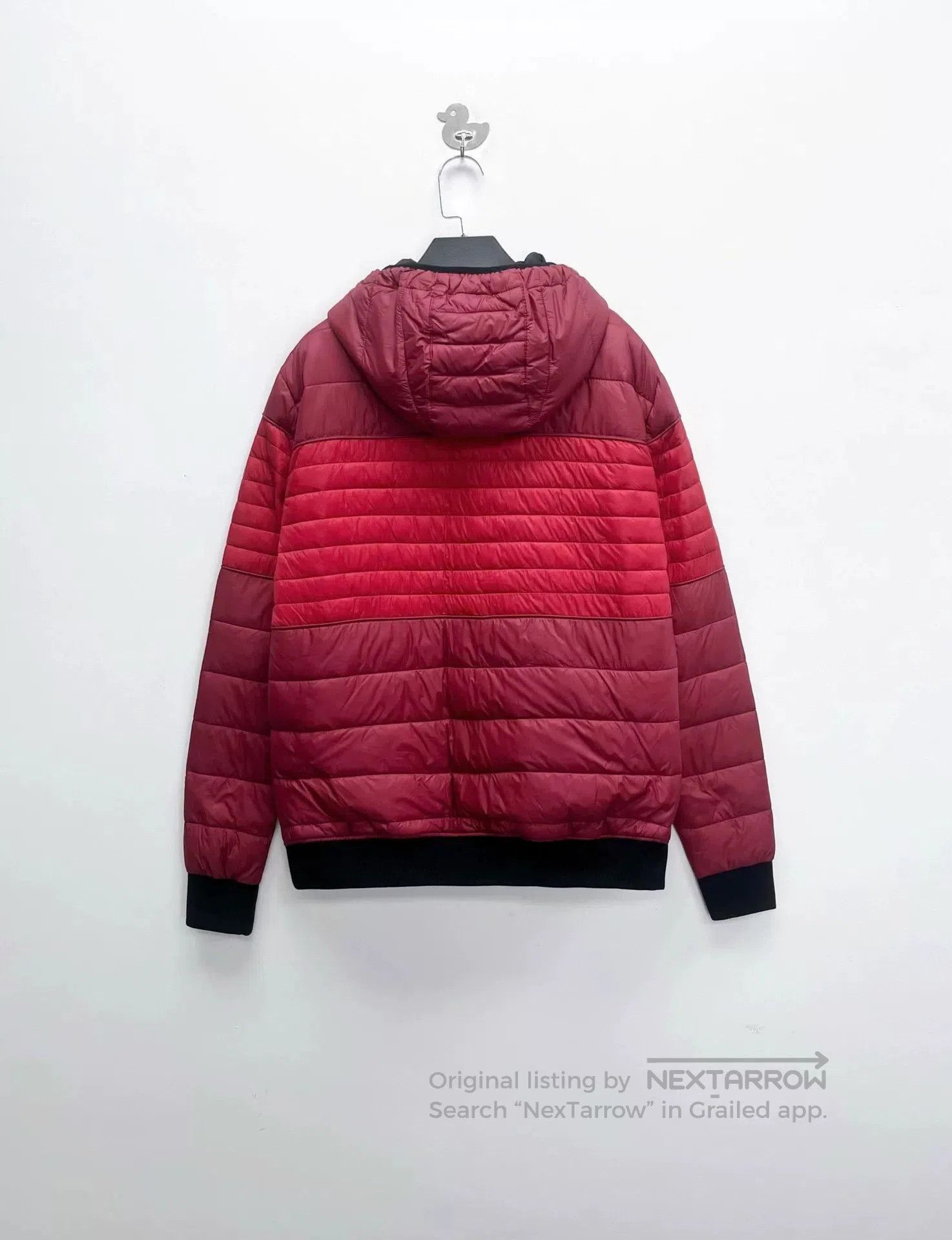 Moose Knuckles Moose Knuckles Red Stripe Black Logo Hooded Puffer. Size US M / EU 48-50 / 2 - 2 Thumbnail