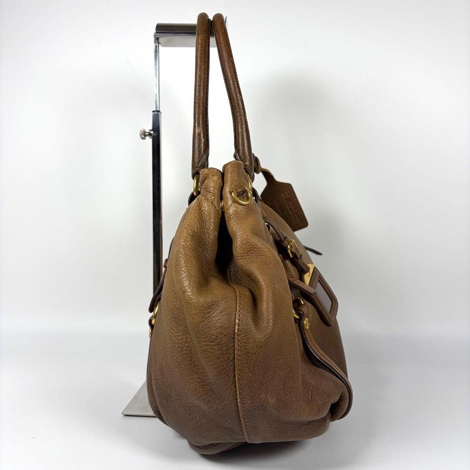 Prada Prada - Brown Nappa Leather Bag Size ONE SIZE - 2 Thumbnail