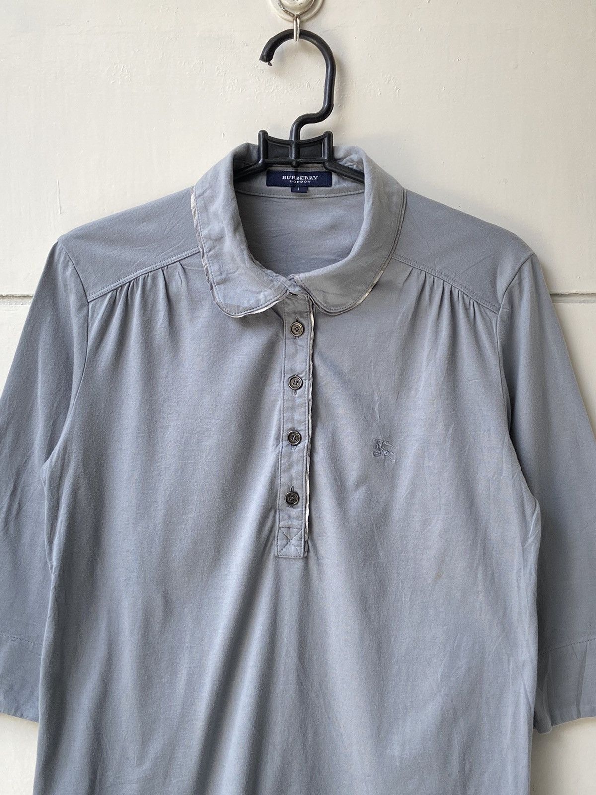 Burberry BURBERRY Grey T-Shirt Size US XS / EU 42 / 0 - 10 Thumbnail