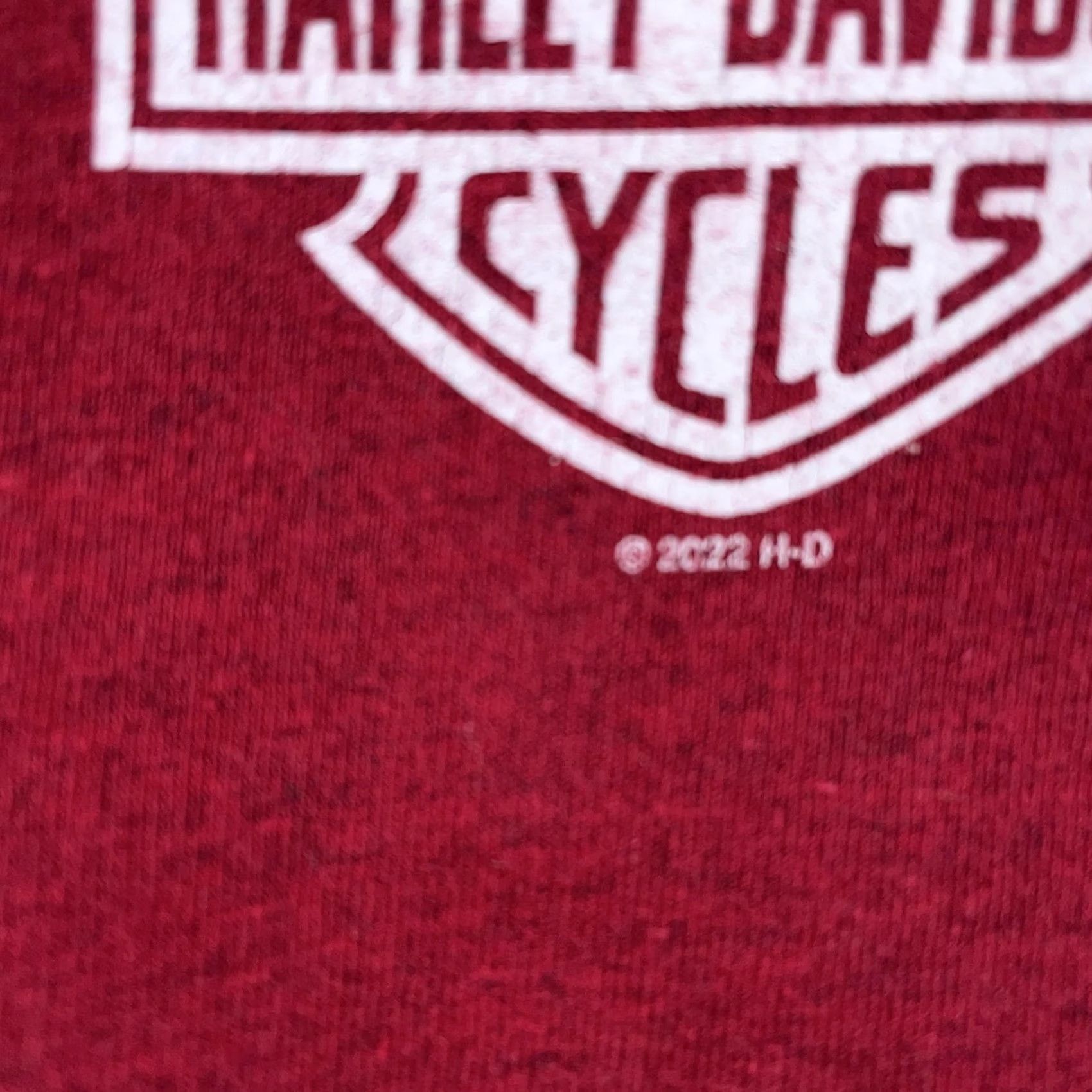 Harley Davidson Harley-Davidson Shirt Mens L Red Graphic Print Crew Neck Short Sleeve T-Shirt USA Motorcycle Tee Size US L / EU 52-54 / 3 - 6 Thumbnail