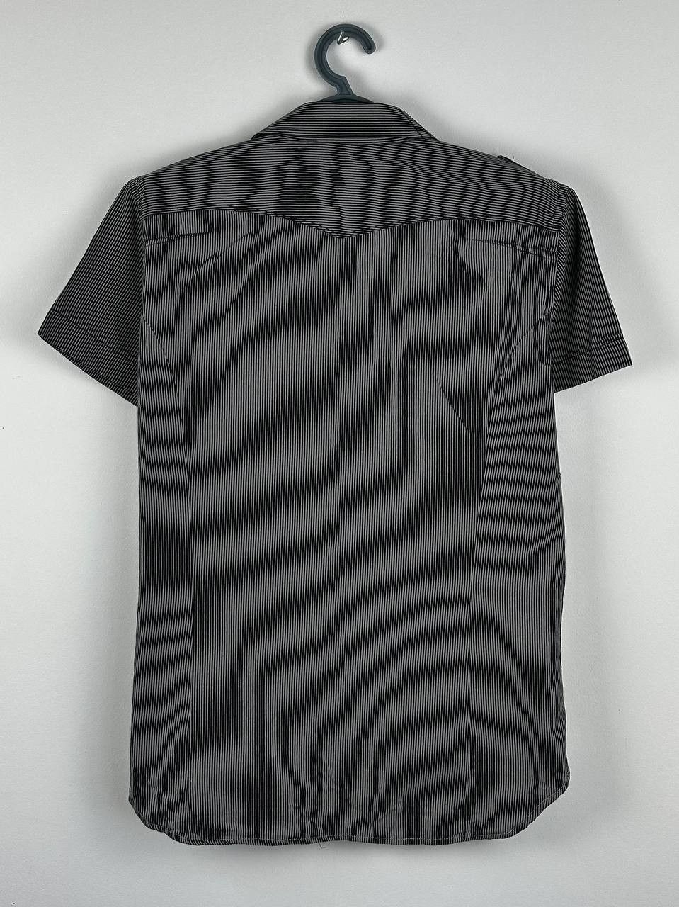 Diesel Vintage Diesel Stripped Short Sleeve Shirt Size US XXL / EU 58 / 5 - 9 Thumbnail