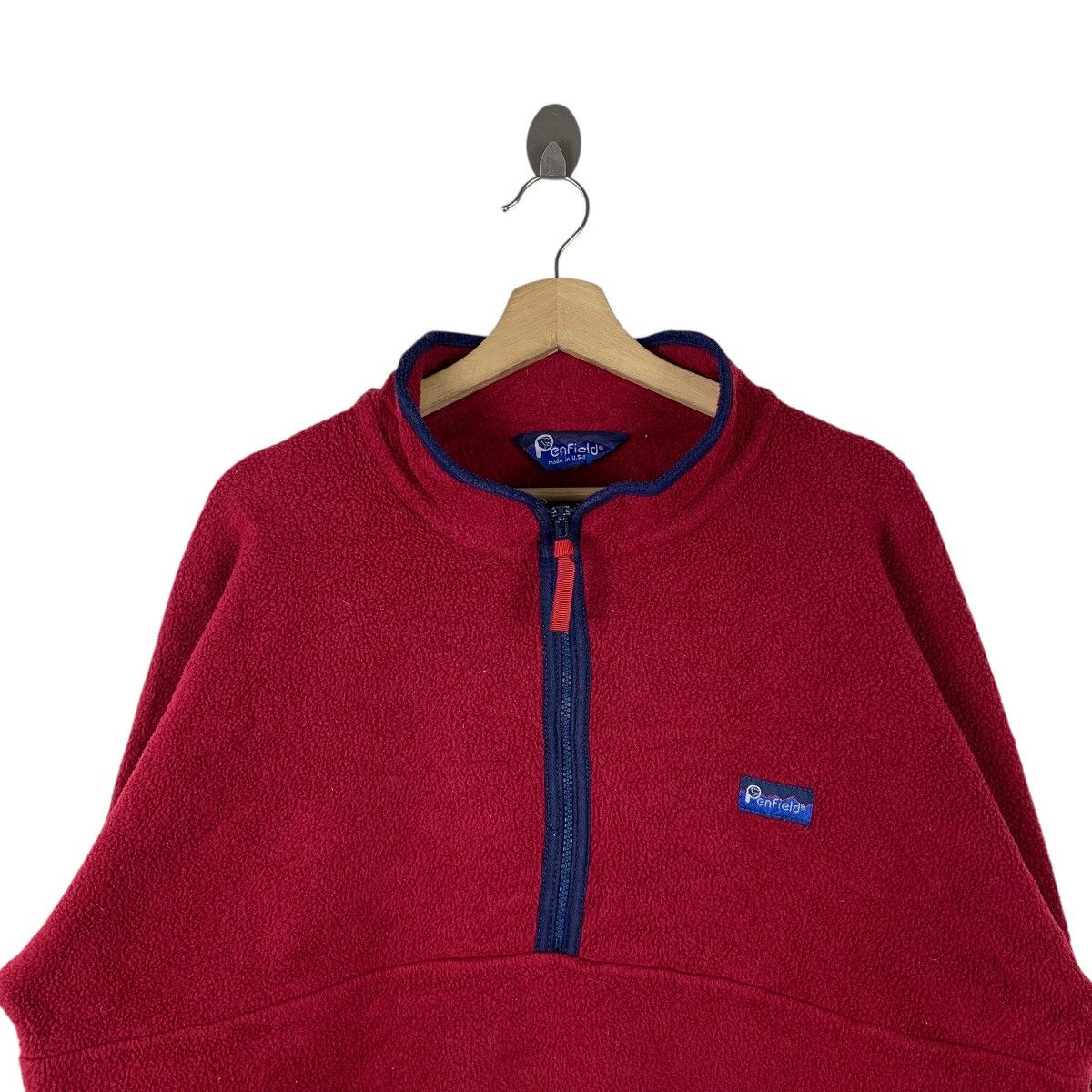 Penfield Vintage PENFIELD Outdoor Half Zipper Fleece Sweatshirt Size US L / EU 52-54 / 3 - 3 Thumbnail