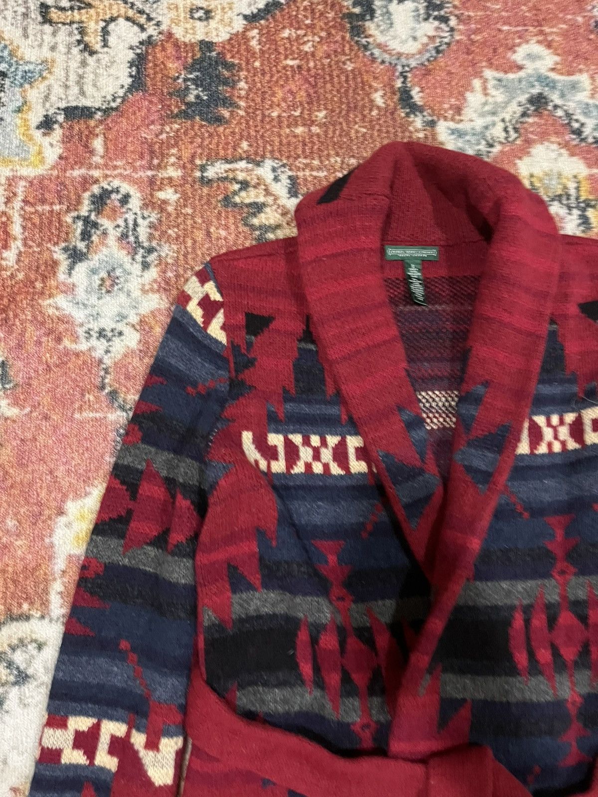 Polo Ralph Lauren Ralph Lauren Sweater Southwestern RRL Navajo Intarsia Size M / US 6-8 / IT 42-44 - 6 Thumbnail