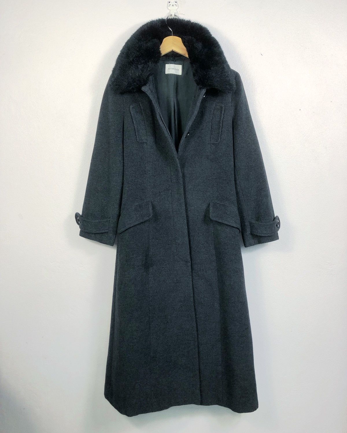 Japanese Brand Rare Vintage Peyton Place Shearling Wool Jacket Coat Size US S / EU 44-46 / 1 - 2 Thumbnail