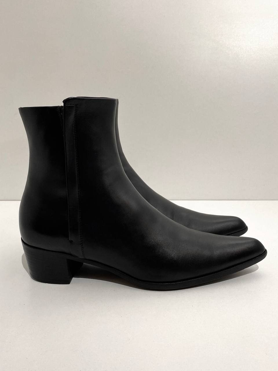 Jil Sander Jil Sander Chelsea Black Zip Leather Boots Shoes Vintage Y2K Size US 9 / IT 39 - 3 Thumbnail