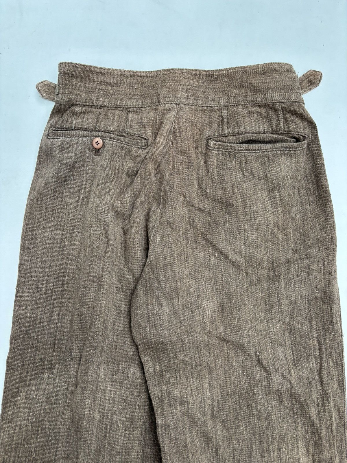 Homme Plisse Issey Miyake 1980s High Waist Textured Gurkha Pants Size US 29 - 9 Thumbnail