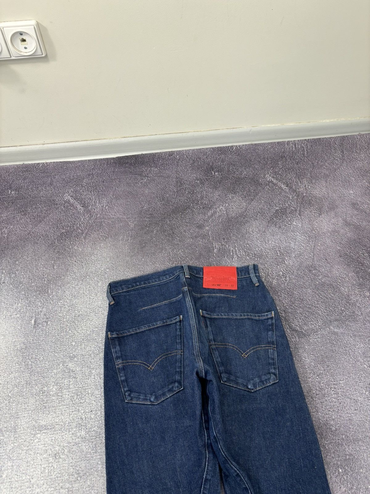 Levi's Levi’s Premium LEJ 502 Engineered Rare Slim Blue Denim Jeans Size US 28 / EU 44 - 4 Thumbnail