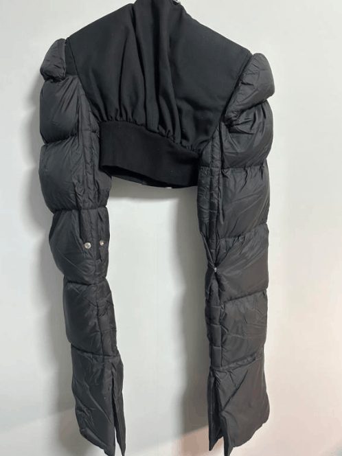 Rick Owens Rick Owens Black Puffer Bomber Jacket Size US XXS / EU 40 - 3 Thumbnail
