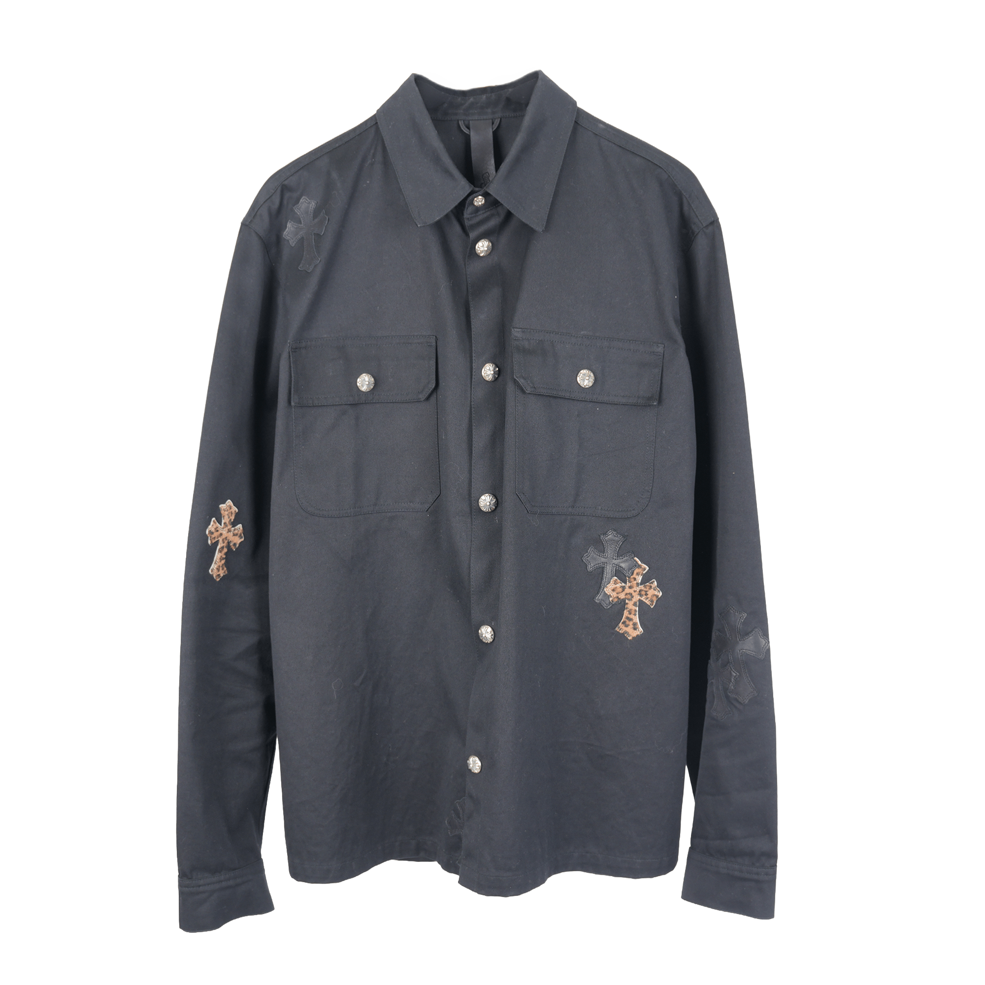Chrome Hearts CHROME HEARTS CHEETAH PATCH WORK JACKET Size US XXL / EU 58 / 5 - 1 Thumbnail