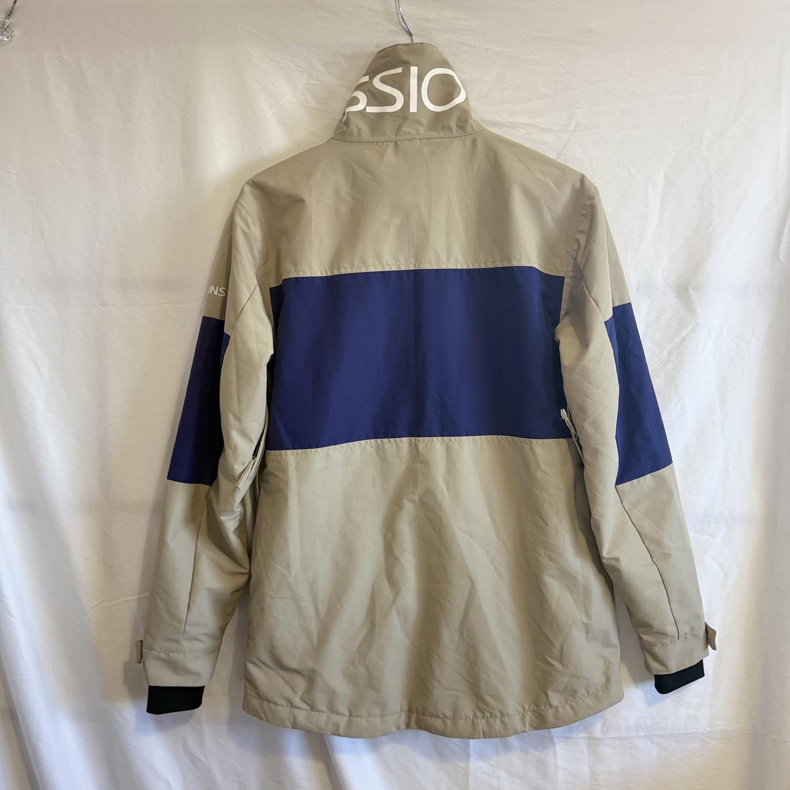 Sessions Sessions 10K Snowboard Ski Jacket Size Small Beige Navy Size US S / EU 44-46 / 1 - 3 Thumbnail
