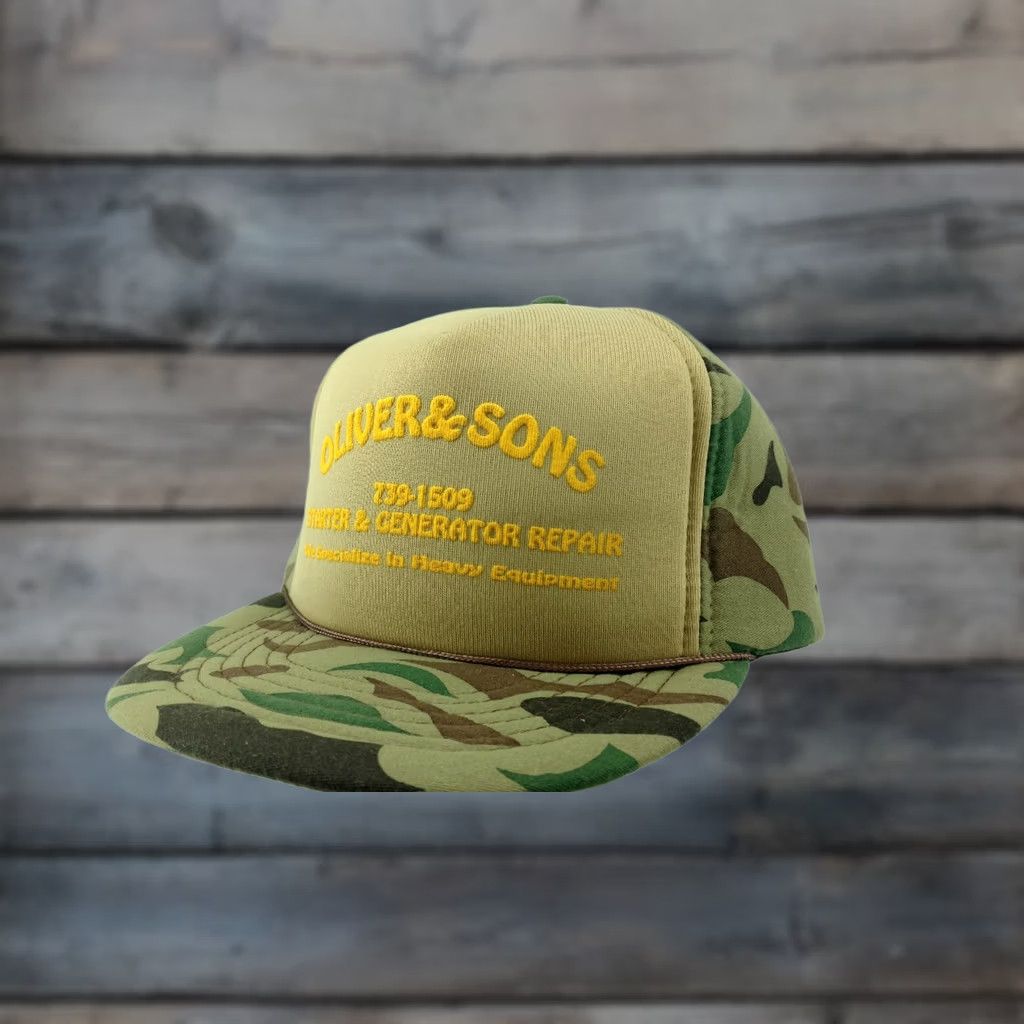 Kapital VINTAGE Snapback Camo Hunting Duck Deer Baseball Cap Hat Trucker Advertisement Size ONE SIZE - 1 Thumbnail