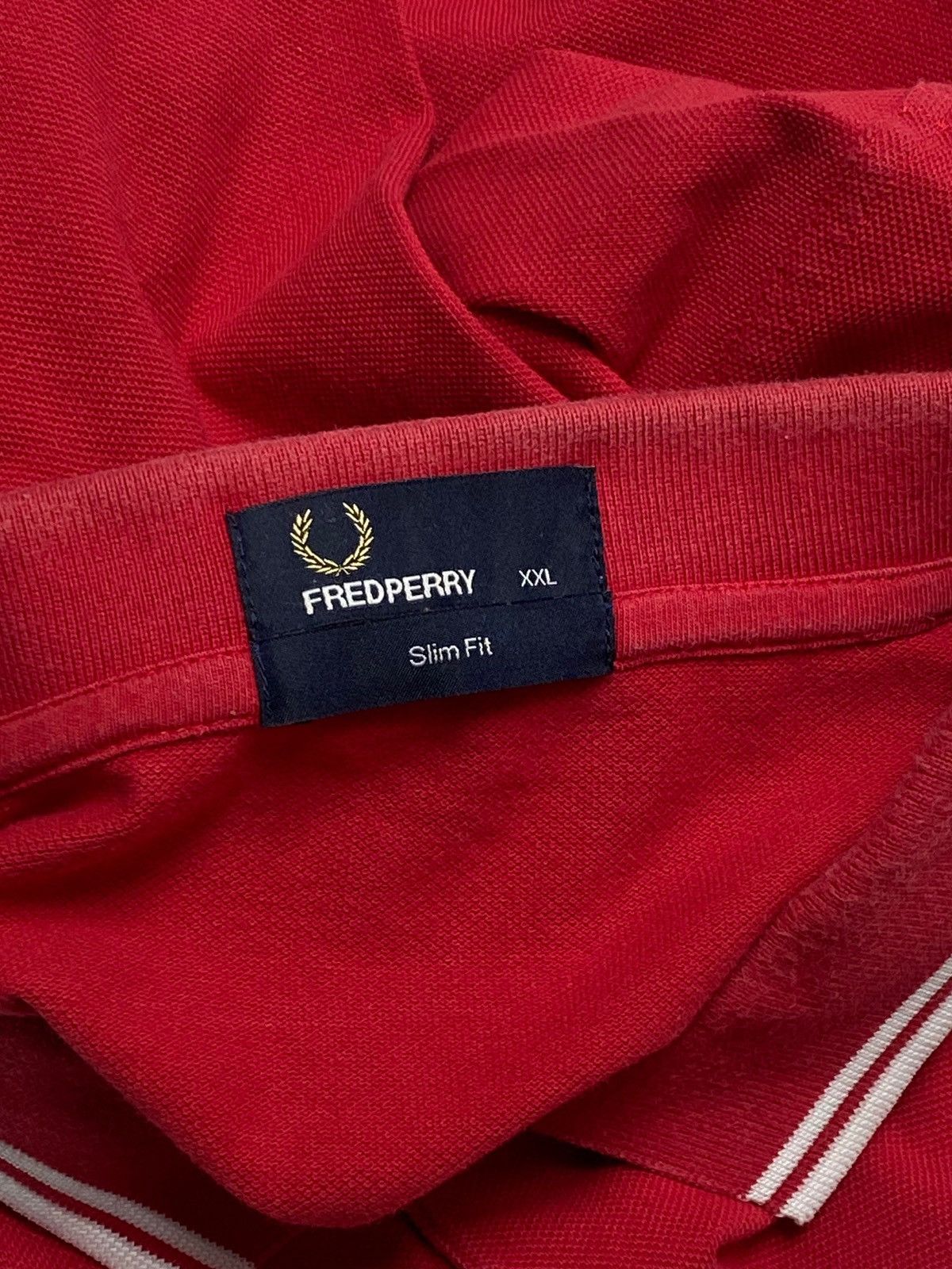 Fred Perry Vintage FRED PERRY Red Polo Shirt Small Minimalistic Logo Size US L / EU 52-54 / 3 - 3 Thumbnail