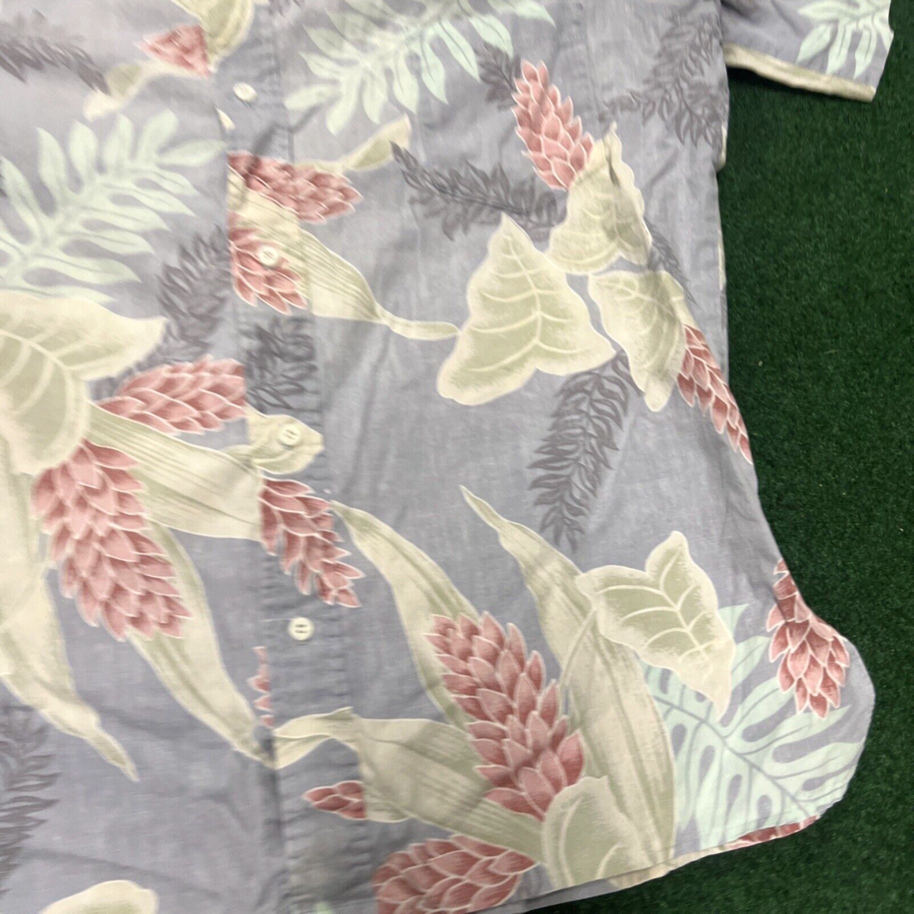Hilo Hattie HILO HATTIE MENS LARGE VINTAGE HAWAIIAN FLORAL SHIRT HAWAII MADE CAMP Size US L / EU 52-54 / 3 - 3 Thumbnail