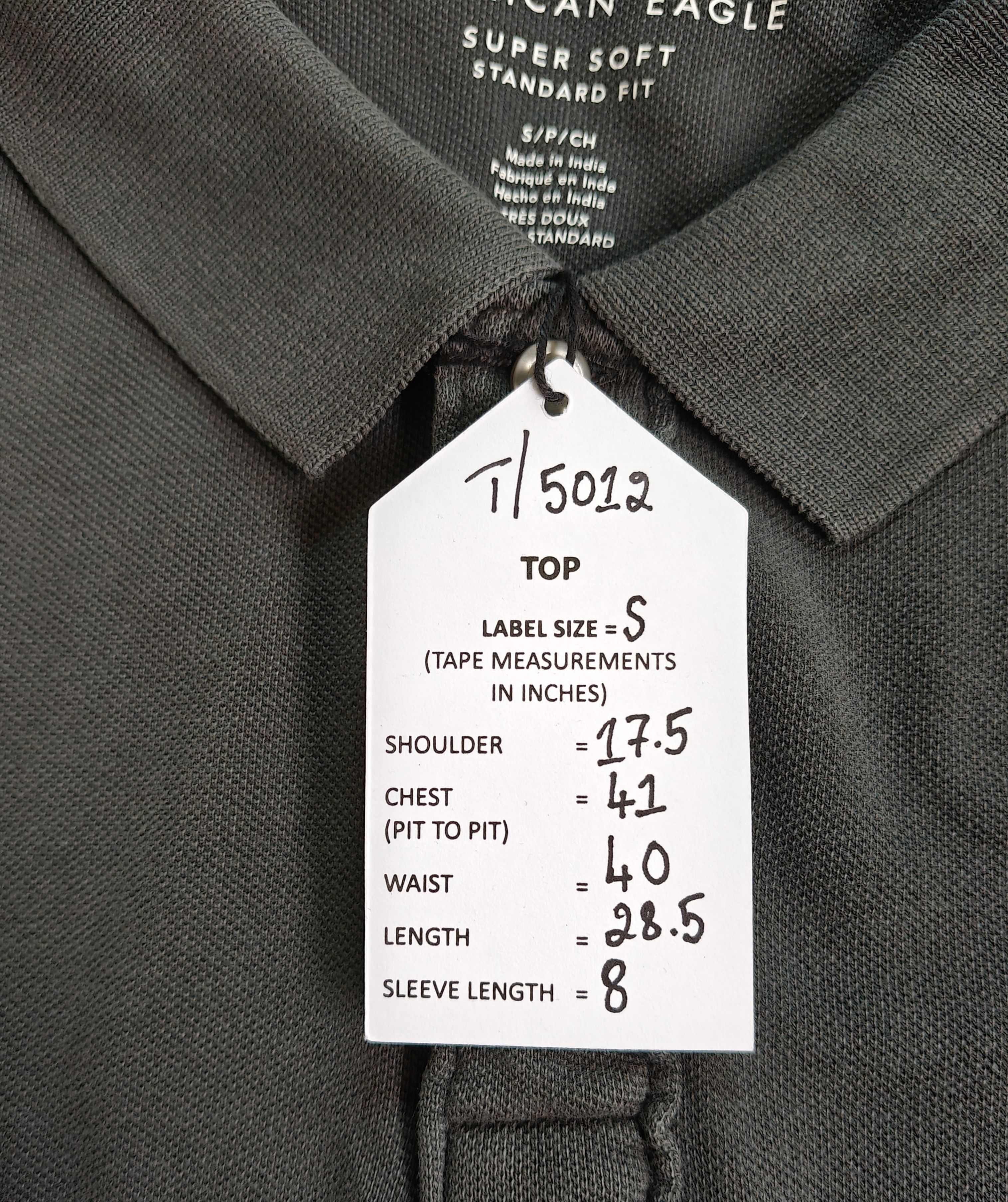 American Eagle Outfitters American Eagle Men's Polo shirt Free Shipping T/5012 Size US S / EU 44-46 / 1 - 9 Thumbnail