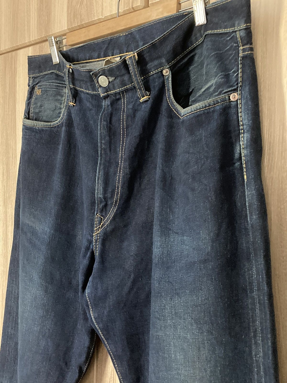 Ralph Lauren RRL Double RL Straight Indigo Denim Jeans Size US 38 / EU 54 - 5 Thumbnail