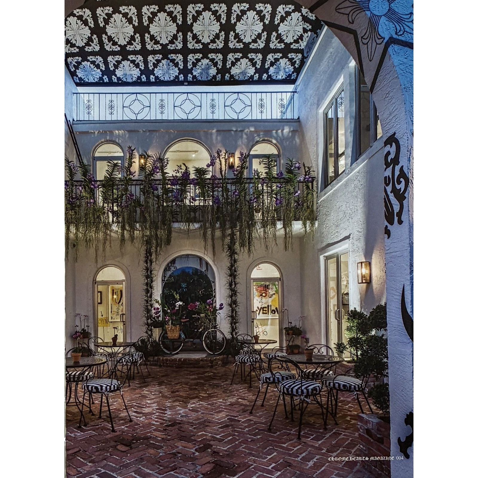 Chrome Hearts × Japanese Brand × Vintage Chrome Hearts Miami art gallery 9x11 Framed poster Size ONE SIZE - 2 Thumbnail