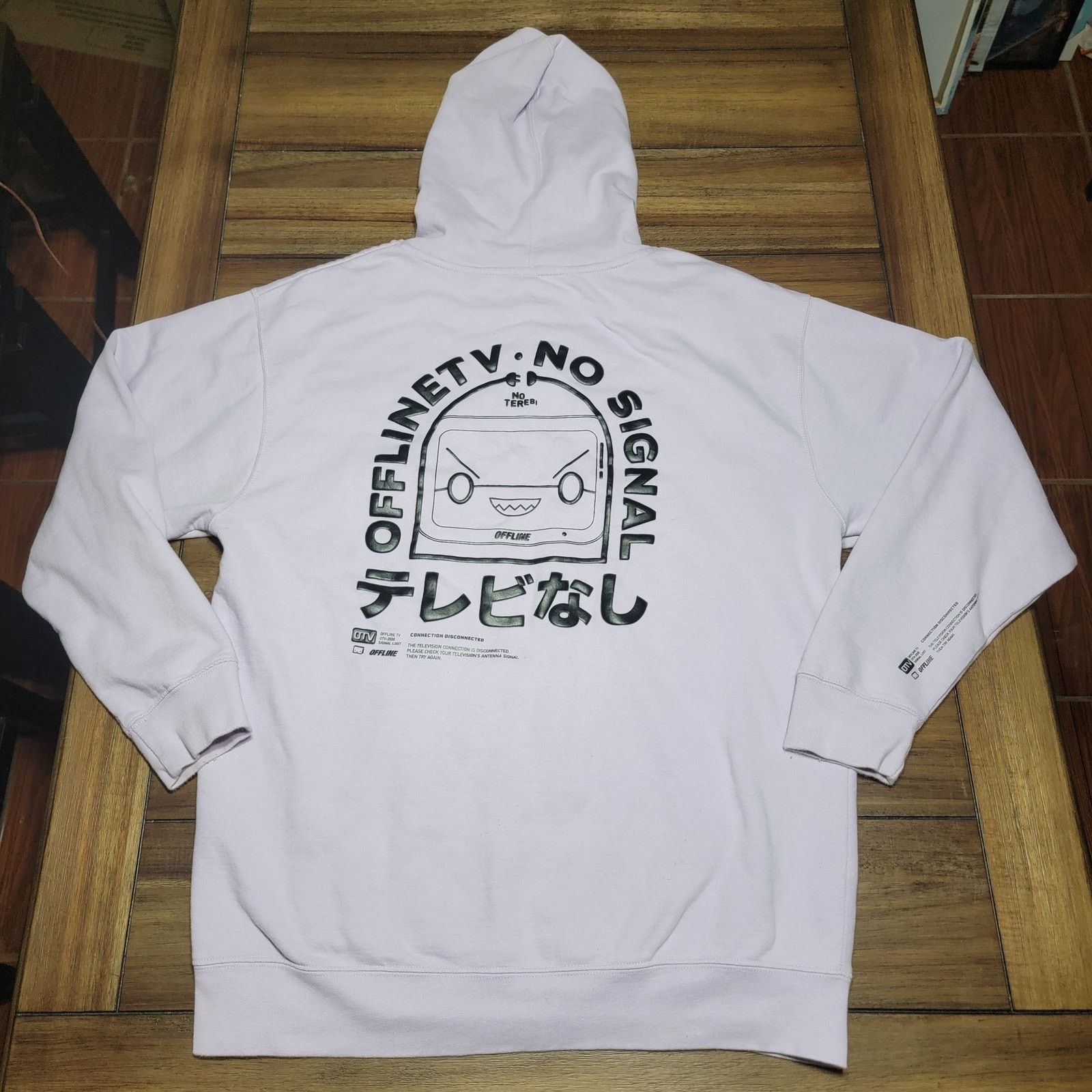 Other OffLine TV LS Light Purple Unisex Pullover Hoodie - Large Size US L / EU 52-54 / 3 - 1 Thumbnail