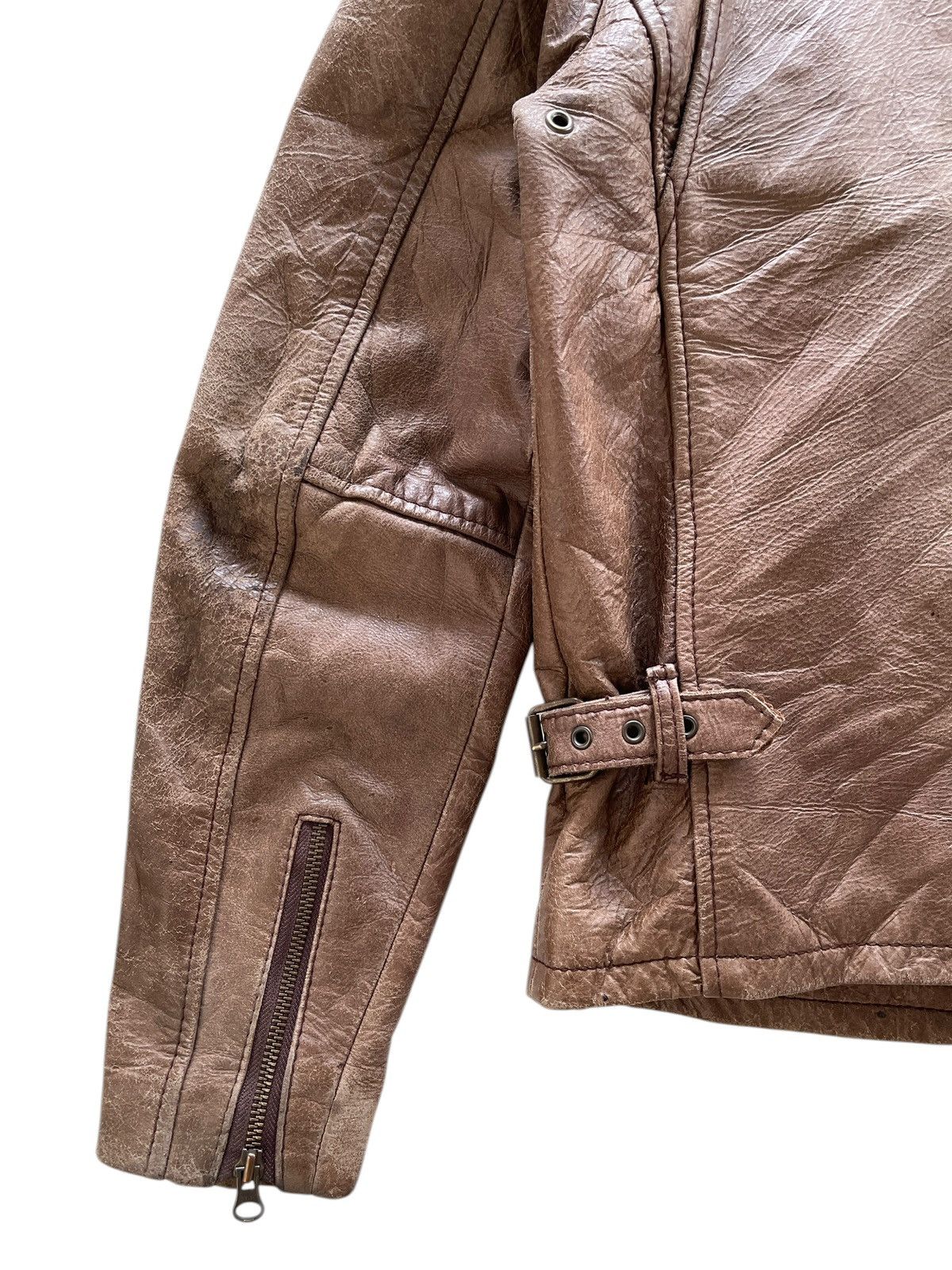 Schott Schott NYC Classic Cafe Racer Leather Jacket Size US M / EU 48-50 / 2 - 10 Thumbnail