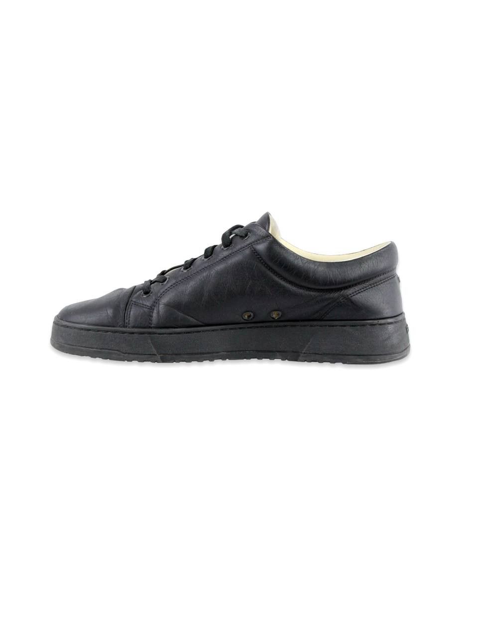 Etq ETQ Black leather sneakers Size US 11 / EU 44 - 3 Thumbnail
