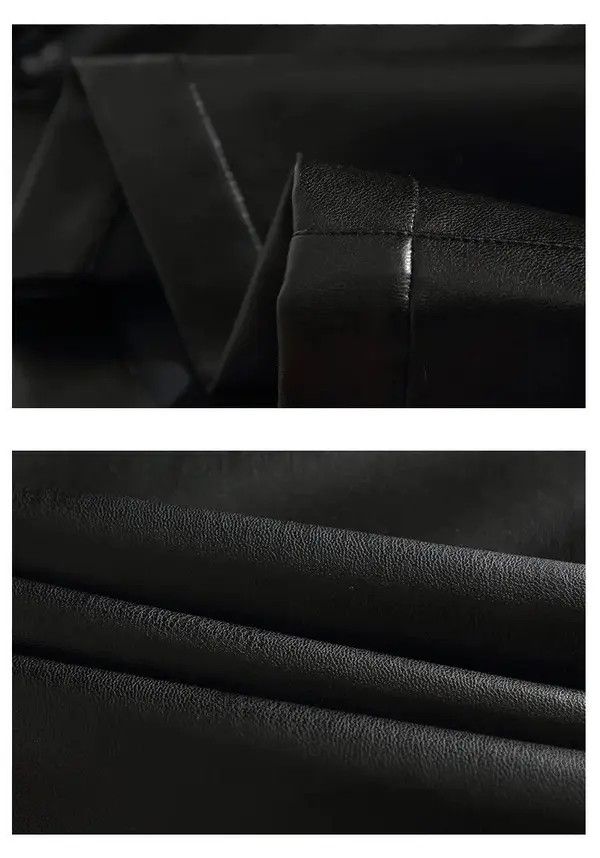 VIBE Avant garde multi pocket cargo pu leather pants Size US 30 / EU 46 - 5 Thumbnail