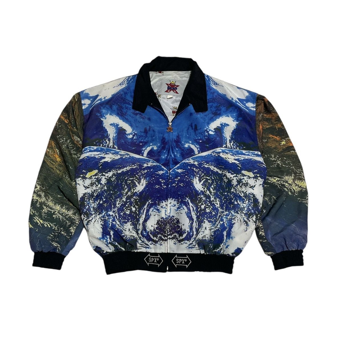 Other Spx Hiphop Silk Troop Bomber Jacket Size US L / EU 52-54 / 3 - 1 Thumbnail