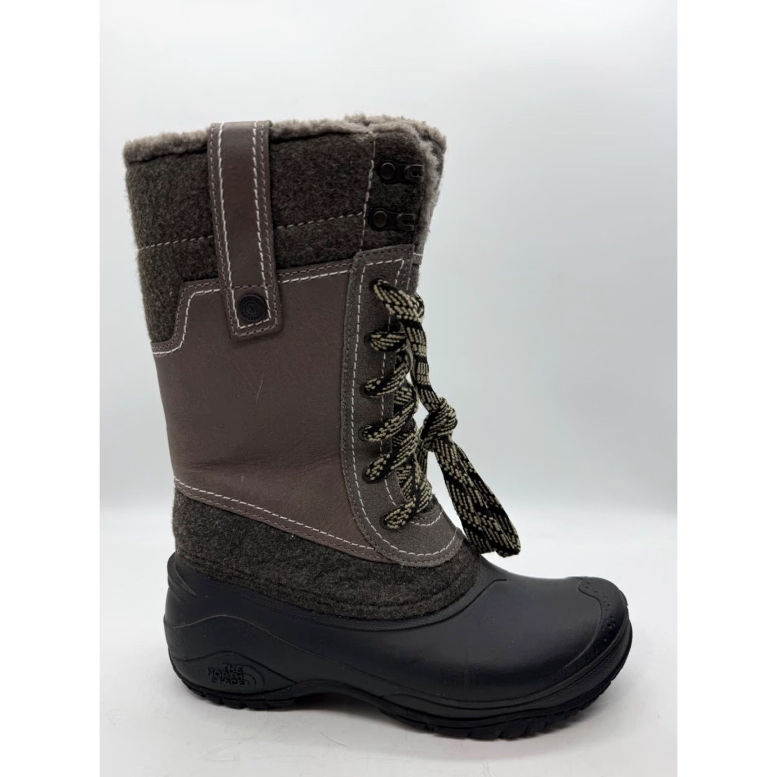 The North Face The North Face Womens Shellista III Mid Boots 6 Brown Waterproof Lace Up Snow Boot Size US 6 / IT 36 - 7 Thumbnail