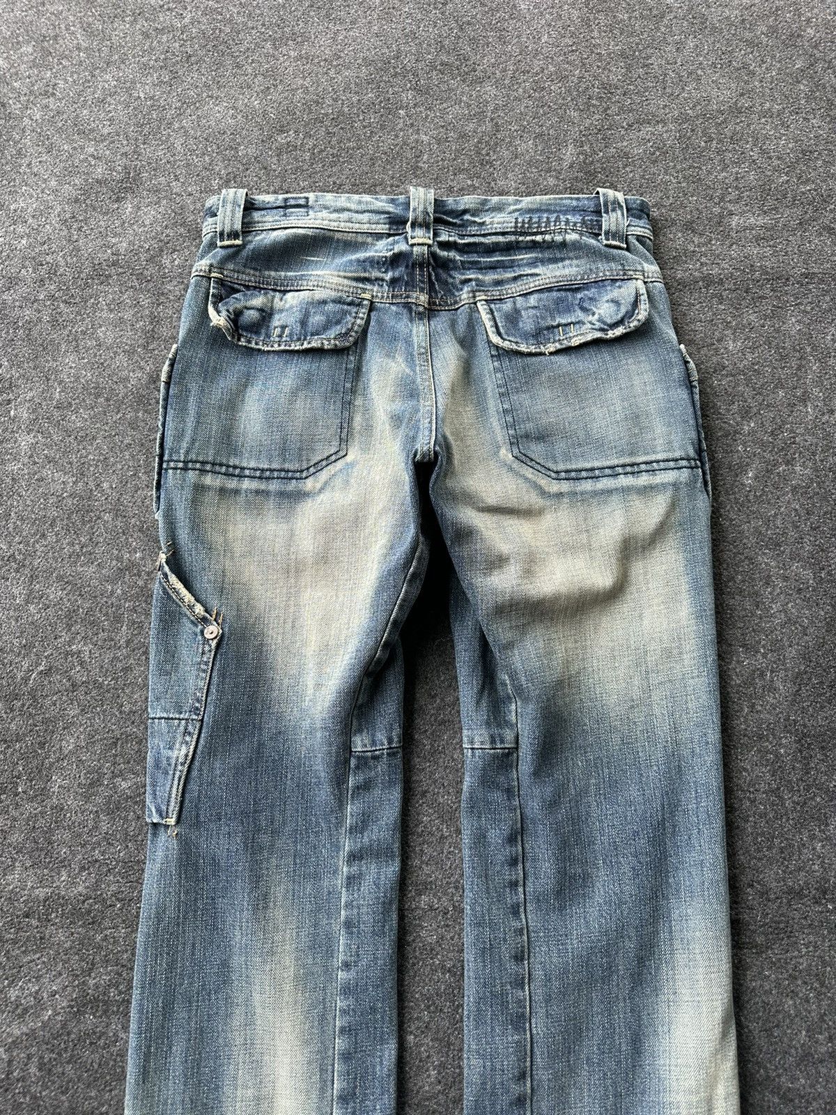 PPFM Vintage Bartack Bondage Distressed Denim W30 D215 Size US 30 / EU 46 - 6 Thumbnail